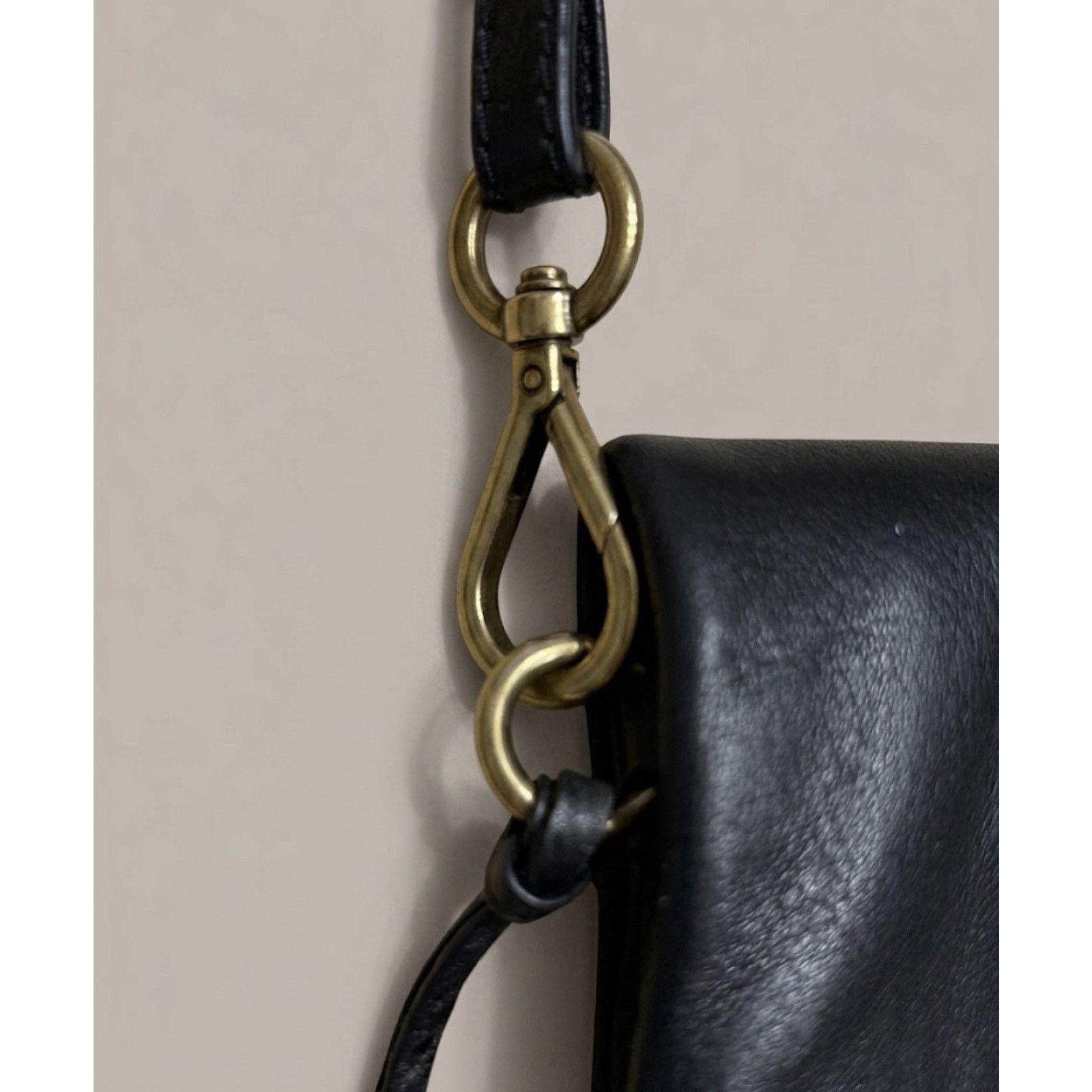 Other Margot New York Handbag Genuine Black Leather Crossbody, GUC Size ONE SIZE - 9 Thumbnail