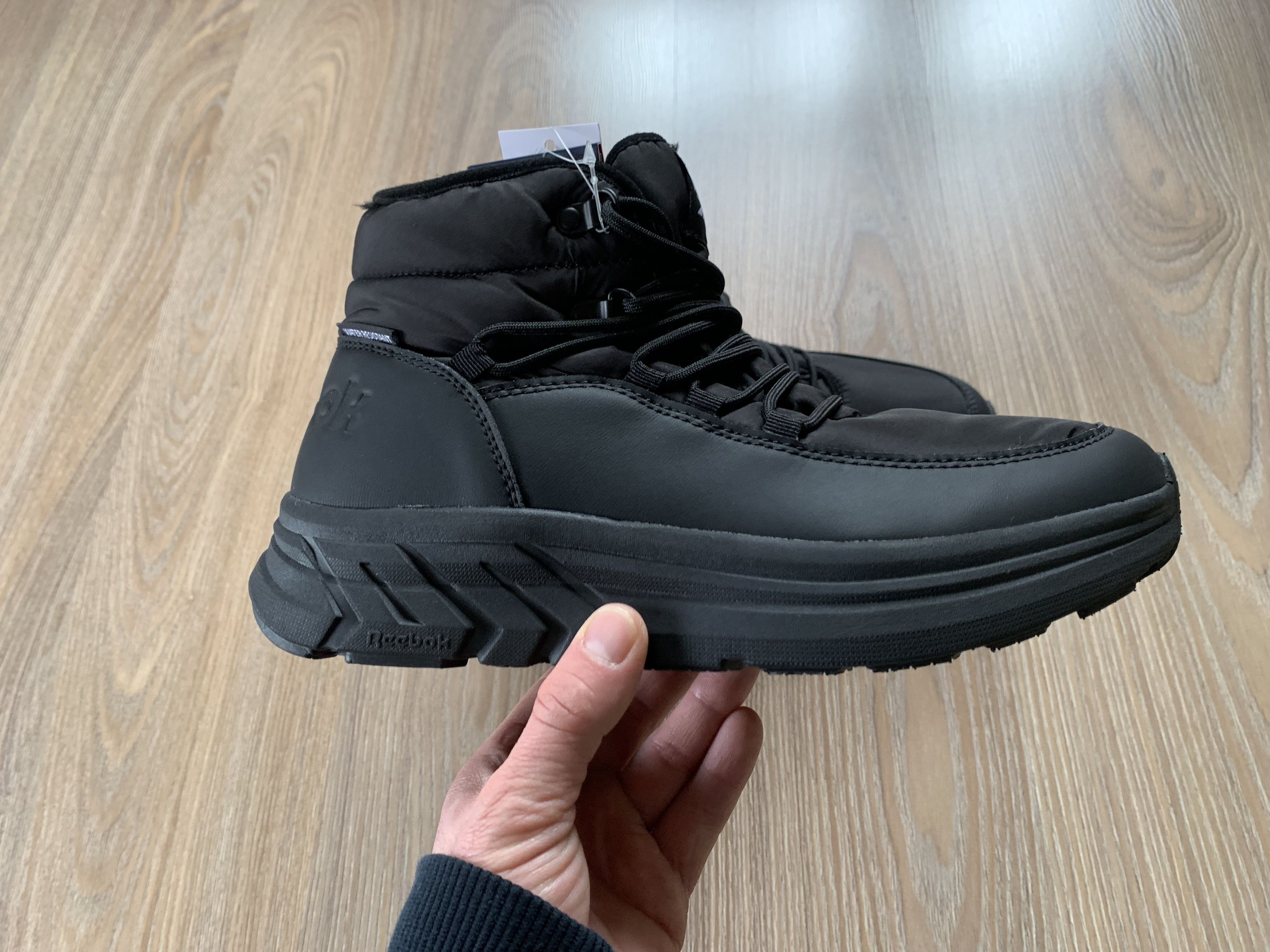 Reebok Reebok Warm Winter Black Hi Top Sneakers H1-048 WW Size US 10 / IT 40 - 3 Thumbnail
