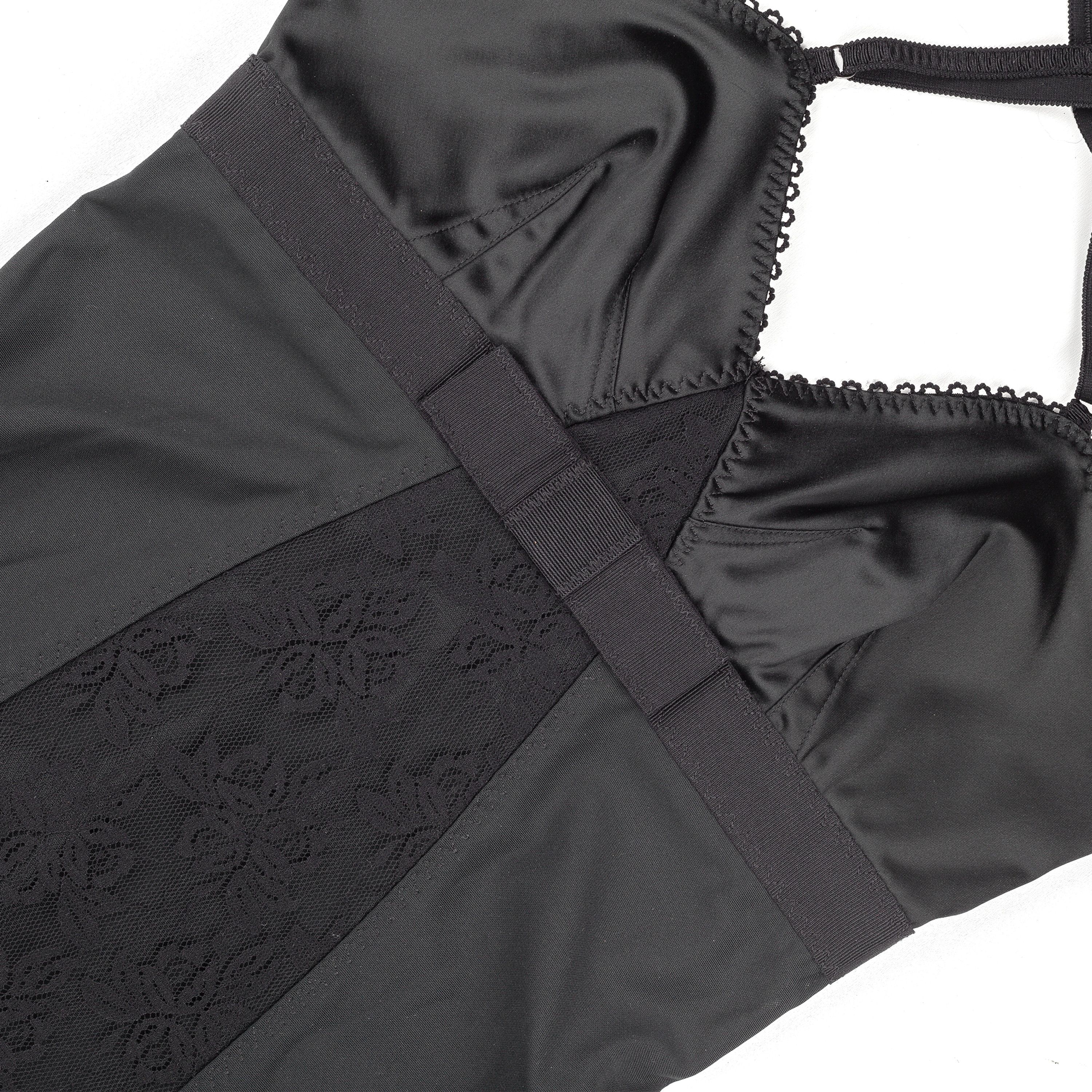 Dolce & Gabbana Dolce & Gabbana Vintage Black Bustier Lace Top (M) Size M / US 6-8 / IT 42-44 - 3 Thumbnail