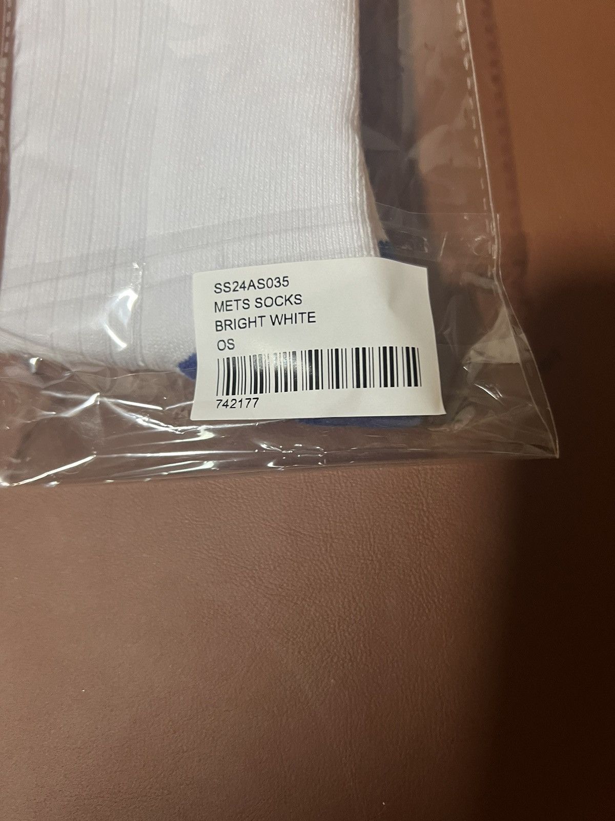 Aime Leon Dore Aime Leon Dore ALD / New York Mets Crew Sock White SS24 Size ONE SIZE - 3 Thumbnail