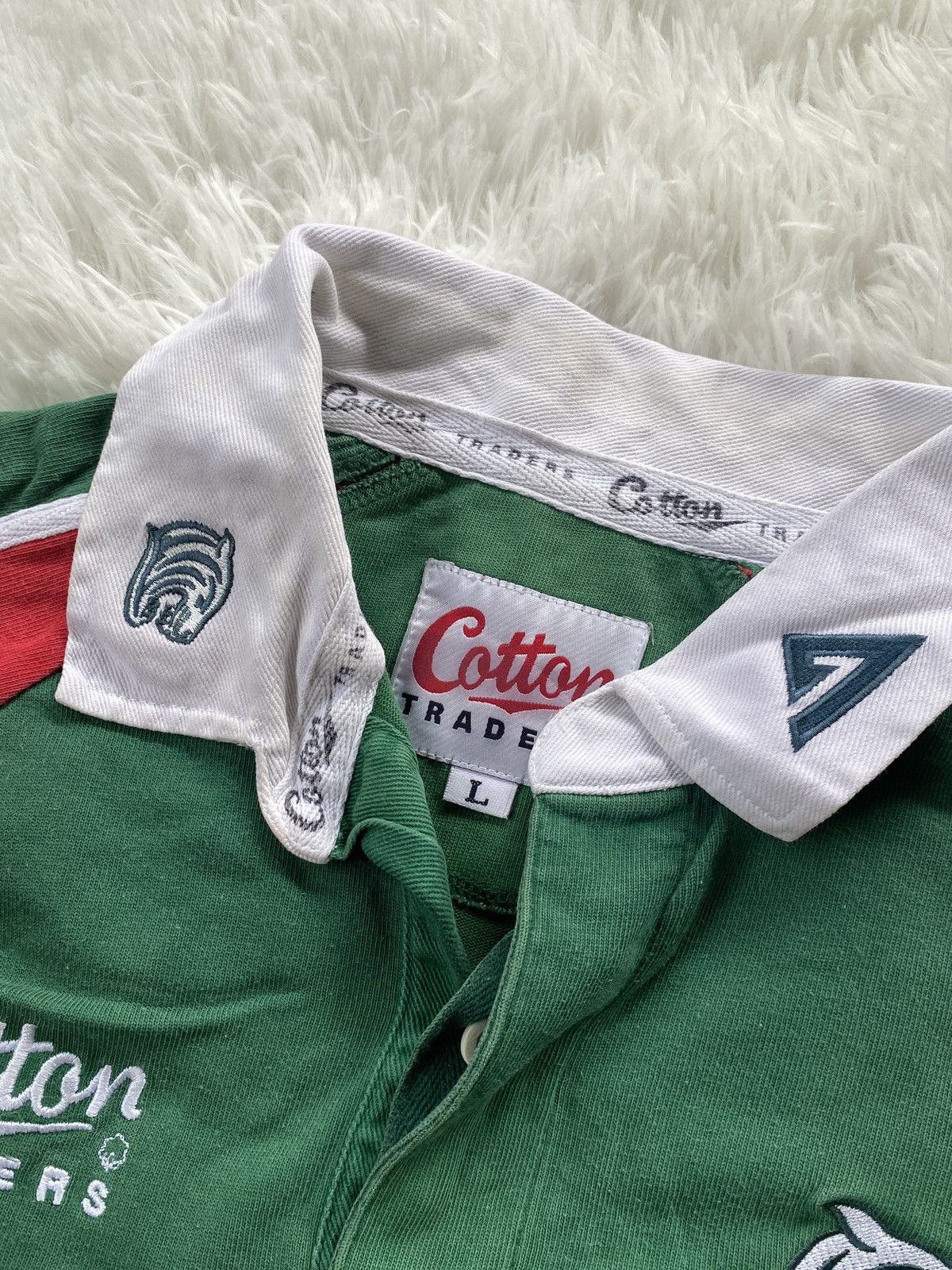 Cotton Traders 🔥Offer🔥Cotton Trader Bradstone Leicester Tiger Long sleeve Size US L / EU 52-54 / 3 - 8 Thumbnail