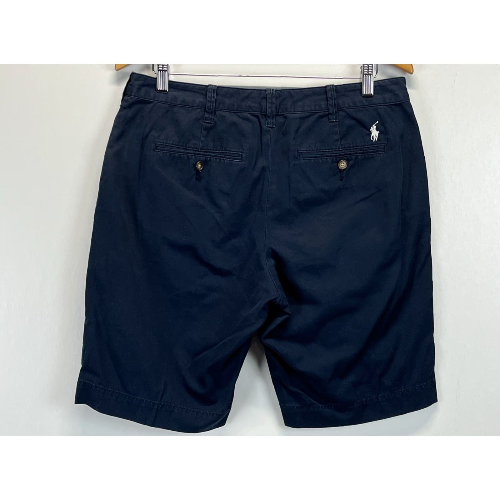 Polo Ralph Lauren Polo Ralph Lauren Chino Bermuda Shorts Size 8 Navy Flat Front Preppy Womens Size 30" / US 8 / IT 44 - 2 Thumbnail