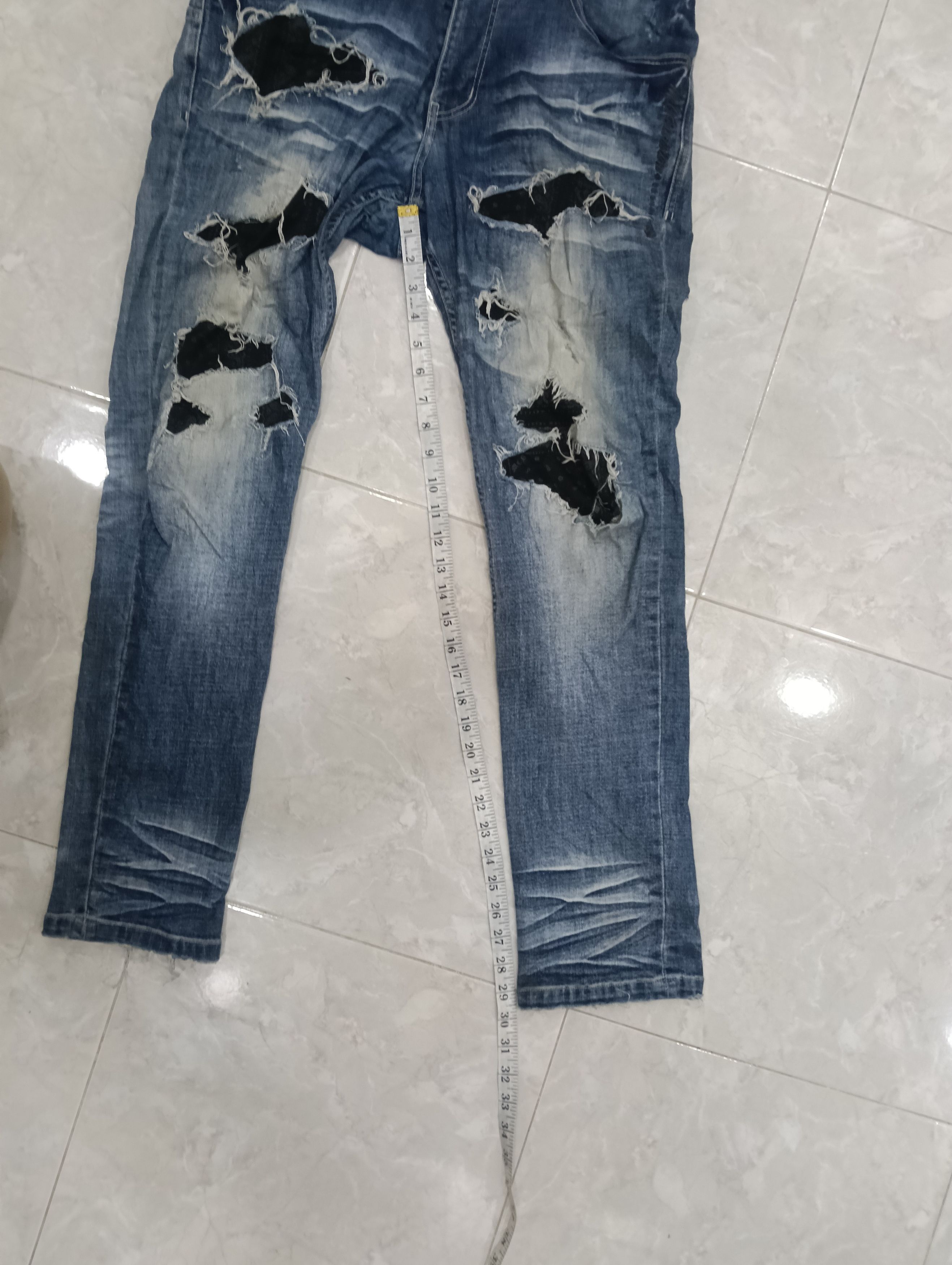 Japanese Brand More Core Division Distressed Style Size US 34 / EU 50 - 21 Thumbnail