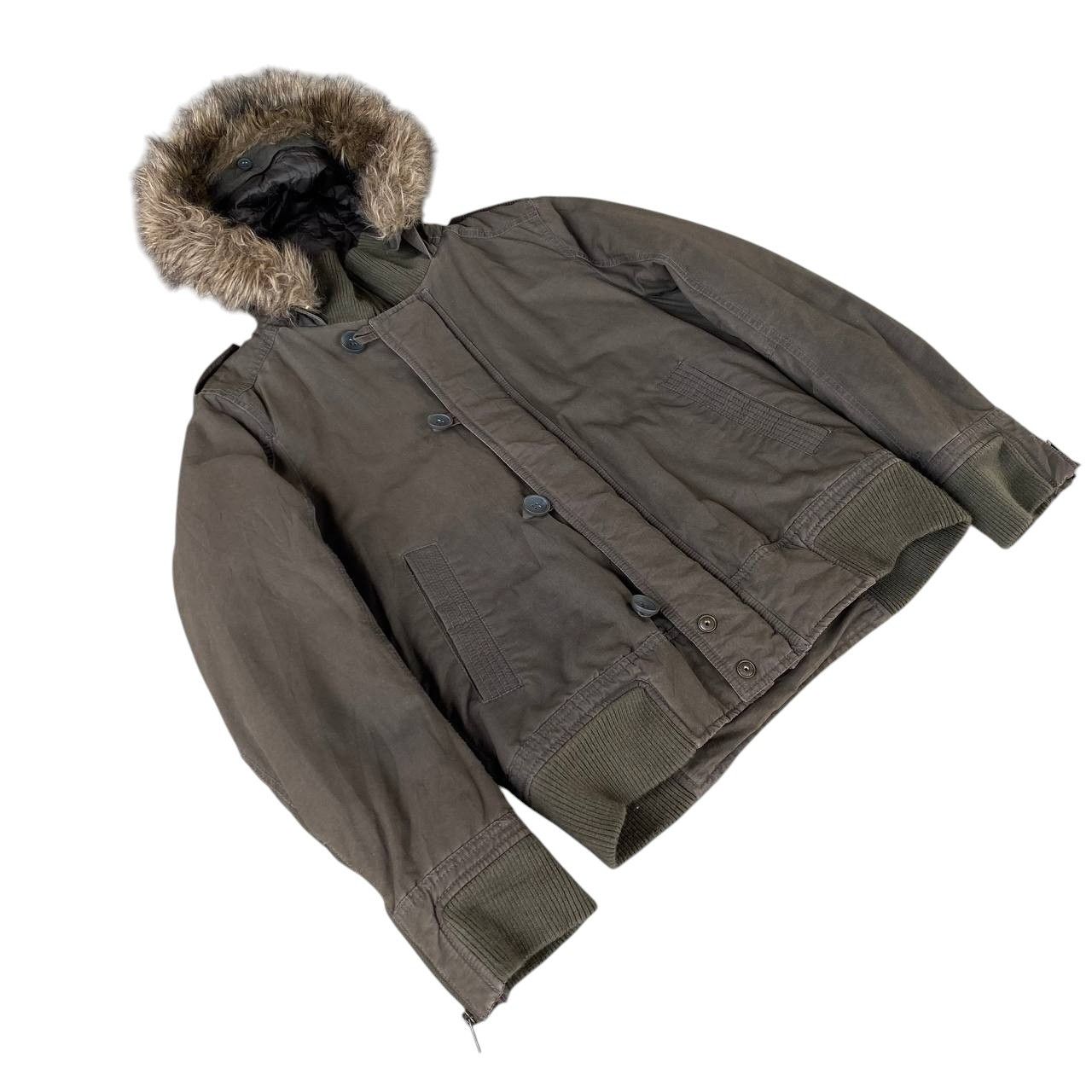 Dickies VINTAGE DICKIES COLD JACKET FUR HOODIE MILITARY GREEN Size US M / EU 48-50 / 2 - 3 Thumbnail