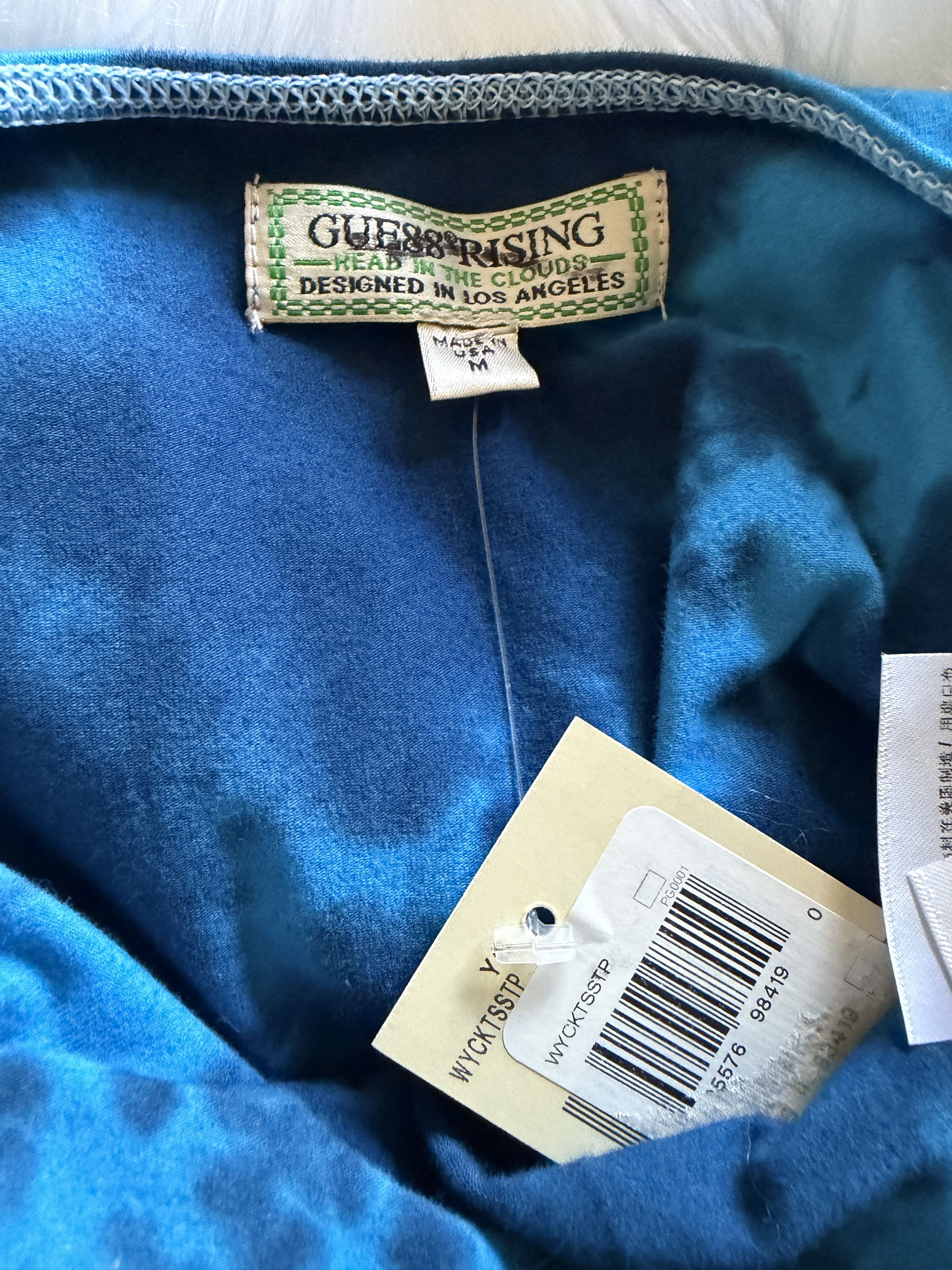 Guess GUESS 88 Rising Blue Tie-Dye One-Piece Swimsuit Size M / US 6-8 / IT 42-44 - 8 Thumbnail