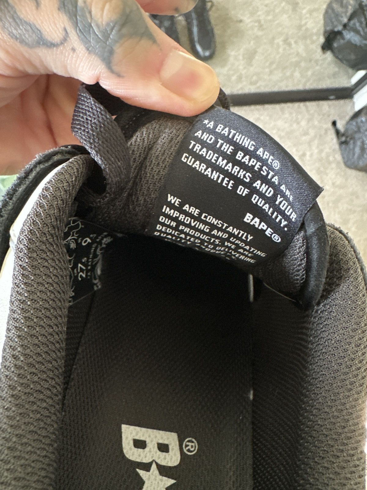 Bape 2023 BAPE Sk8 Sta #3 Ml 'Black' Size US 9.5 / EU 42-43 - 6 Thumbnail