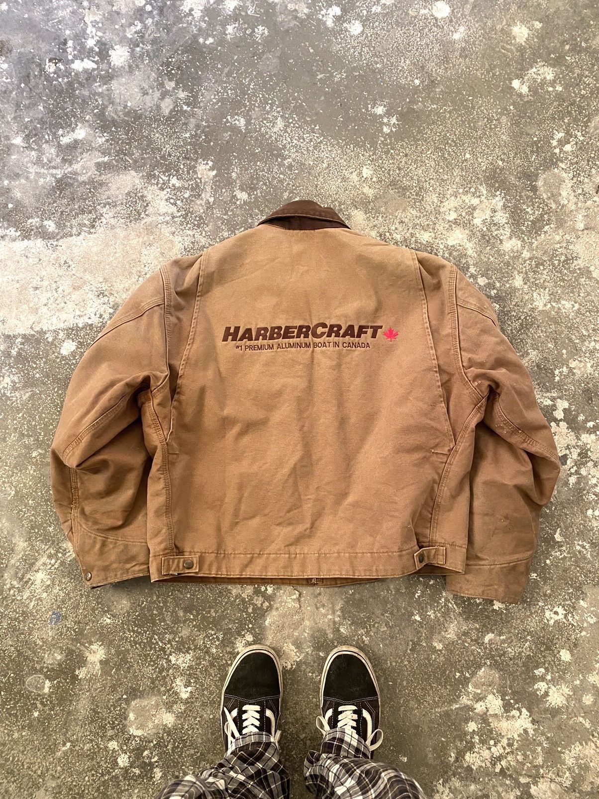 Carhartt 90s Vintage Carhartt Detroit Work Trashed Jacket J97 BRN Size US L / EU 52-54 / 3 - 19 Thumbnail