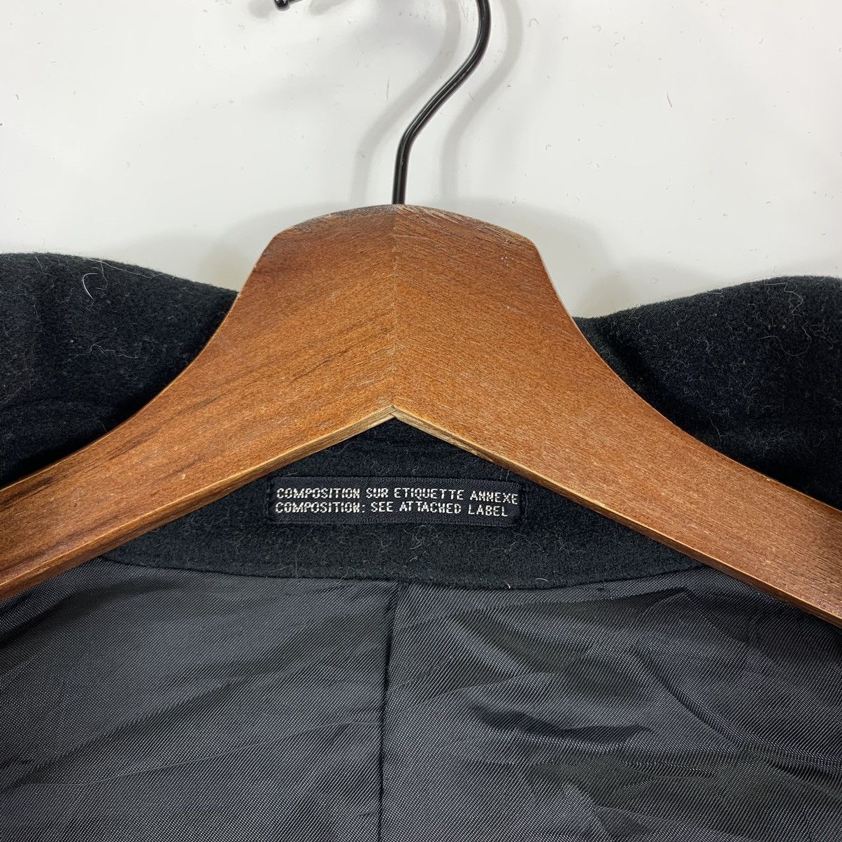 Autumn Cashmere × Yohji Yamamoto VINTAGE INED HOMME YOHJI YAMAMOTO WOOL OVERCOAT JACKET Size XS / US 0-2 / IT 36-38 - 10 Thumbnail