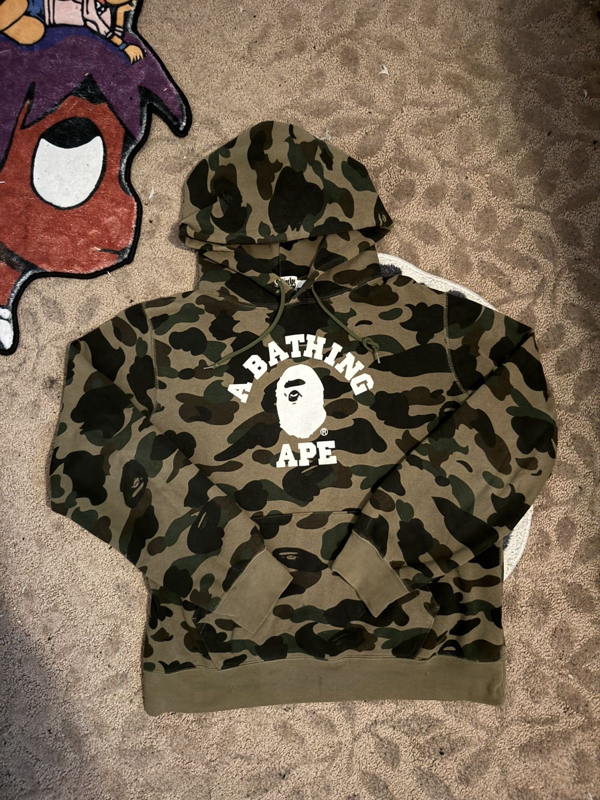 Bape Bape 1st Camo College Pullover Hoodie Size US L / EU 52-54 / 3 - 1 Thumbnail