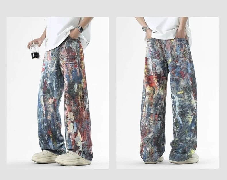 Other Graffiti Oil-Painting Style Denim Size US 32 / EU 48 - 5 Thumbnail