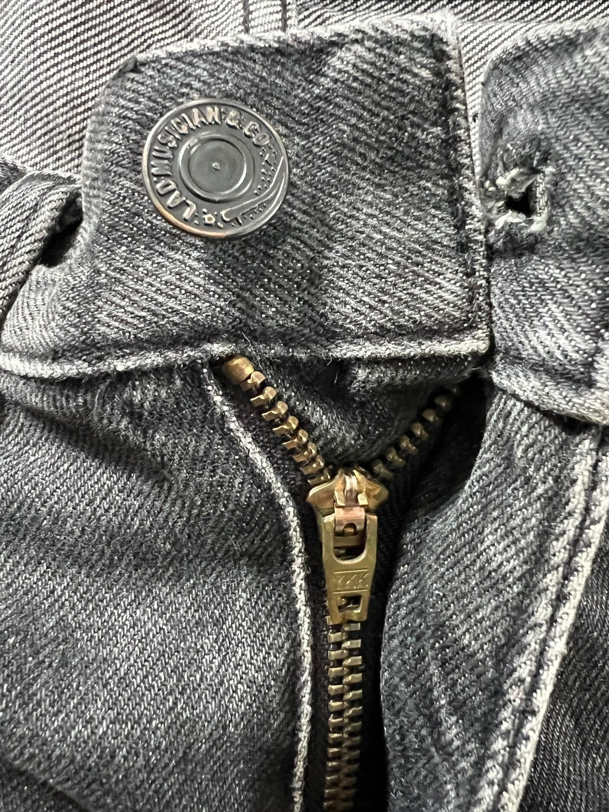 Lad Musician Lad Musician Leg Twist Slim Denim Size US 31 - 9 Thumbnail