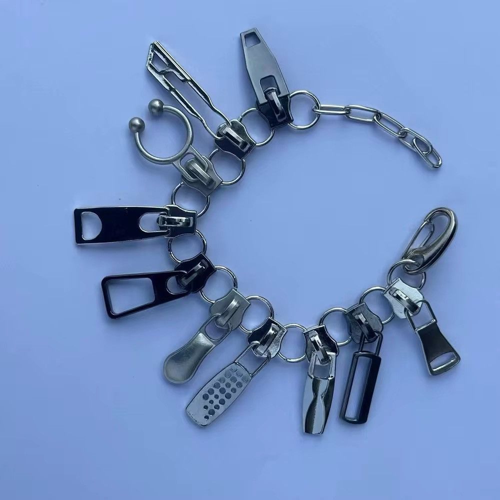 Jewelry × Vintage Cyber Punk Zipper Bracelet Size ONE SIZE - 2 Thumbnail