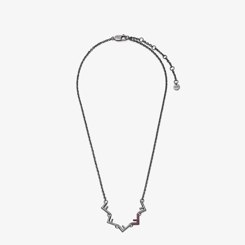 Fendi o1s1wg111225 Size: OS/ Fendi Five Necklace in Silver Size ONE SIZE - 1 Thumbnail