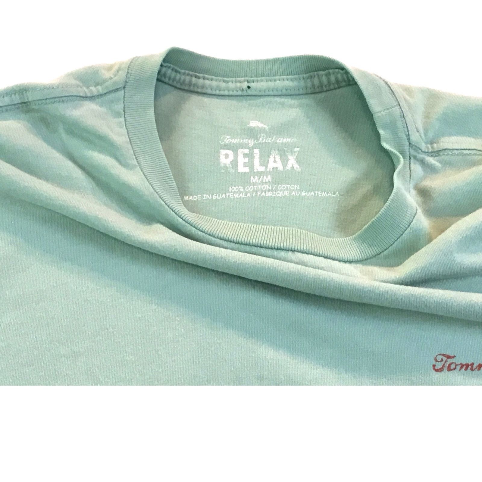 Tommy Bahama Tommy Bahama T-Shirt Parrotal Guidance Suggested Green Med Size US M / EU 48-50 / 2 - 2 Thumbnail