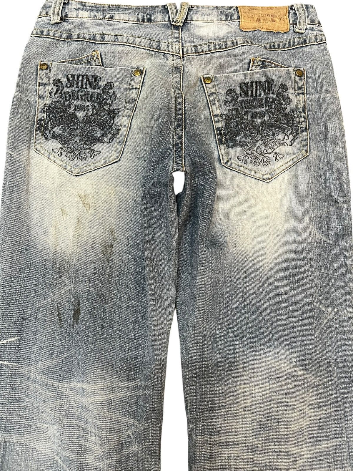 Beauty Beast Vintage Japanese Brand Distressed Embroidery Denim Size US 35 - 6 Thumbnail