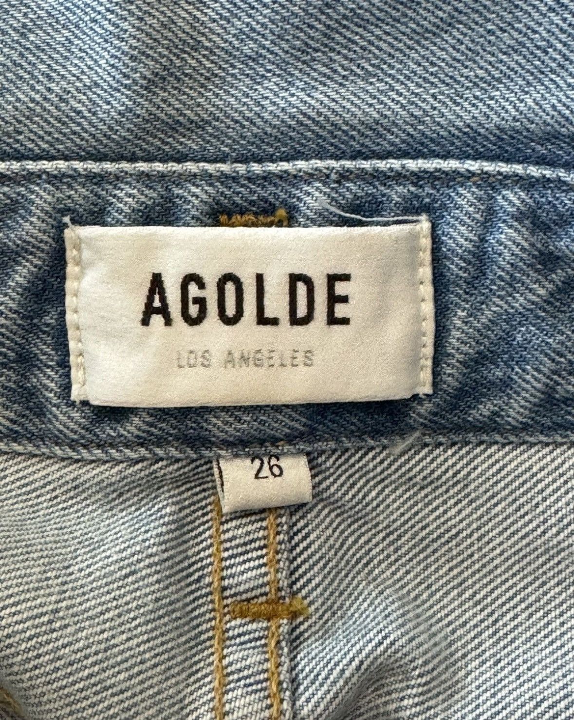 Agolde Agolde Lettuce Waistband Jeans Size 25" / US 0 / IT 36 - 7 Thumbnail