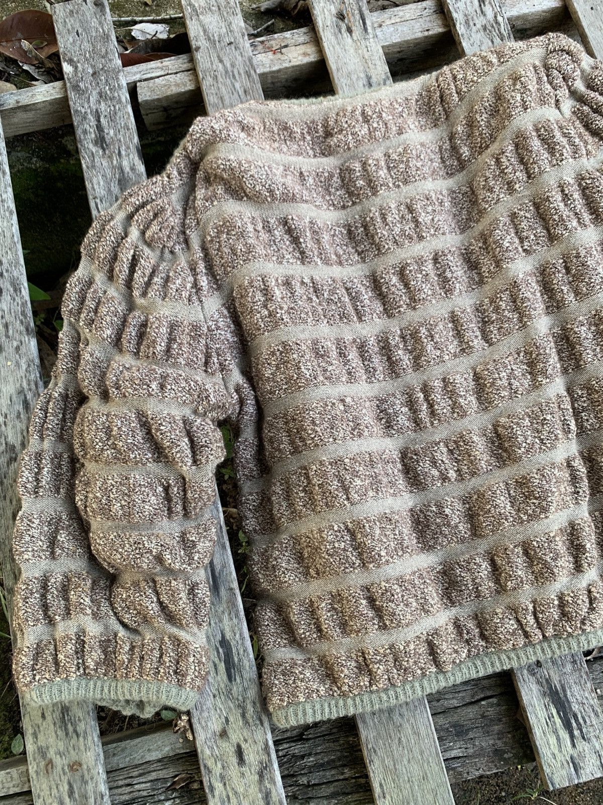 Vintage VINTAGE POUR L’AUTRE PARIS WOOL CARDIGAN Size M / US 6-8 / IT 42-44 - 10 Thumbnail