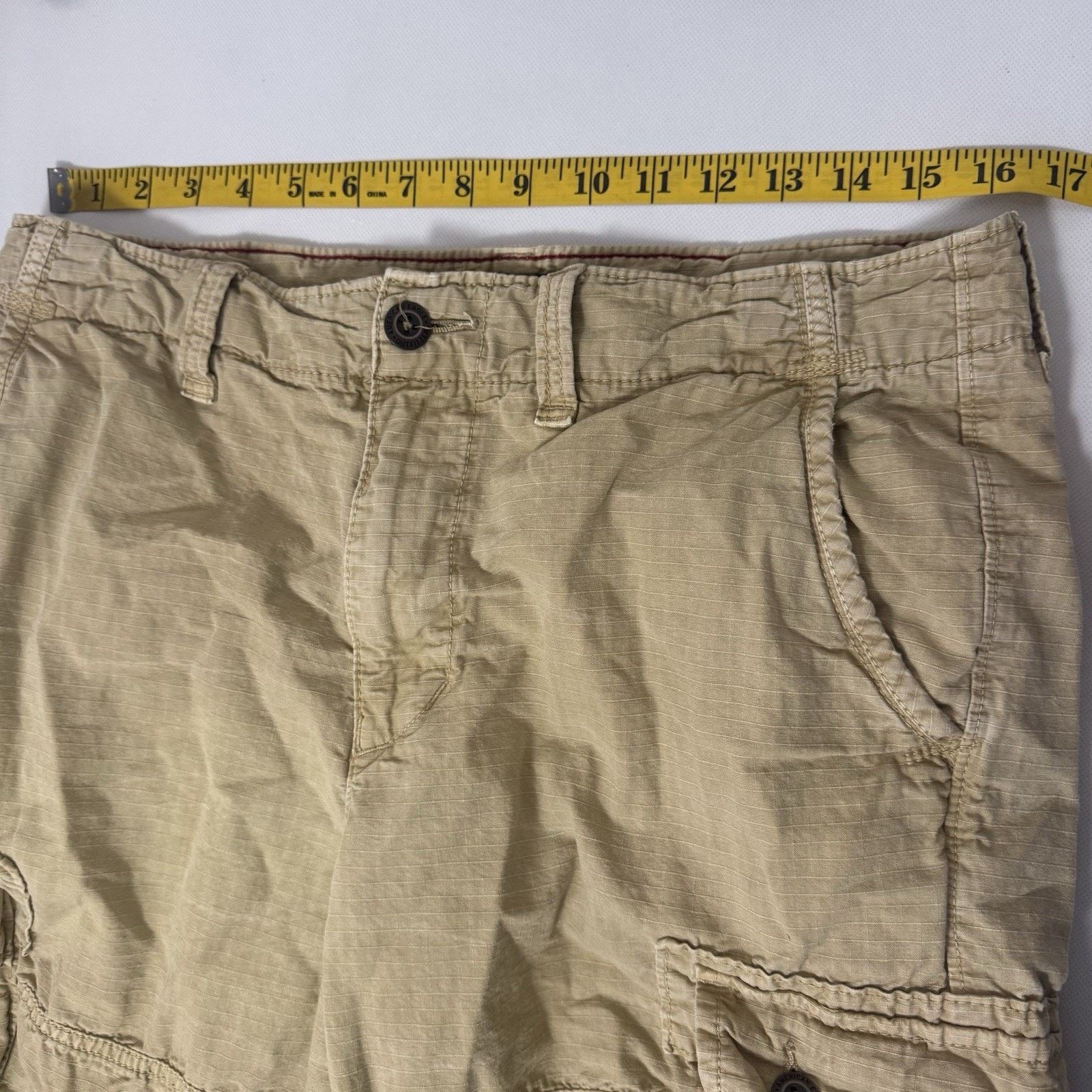 American Eagle Outfitters Y2K American Eagle Shorts Longboard 11” Cargo Preppy Gorp Size US 32 / EU 48 - 5 Thumbnail