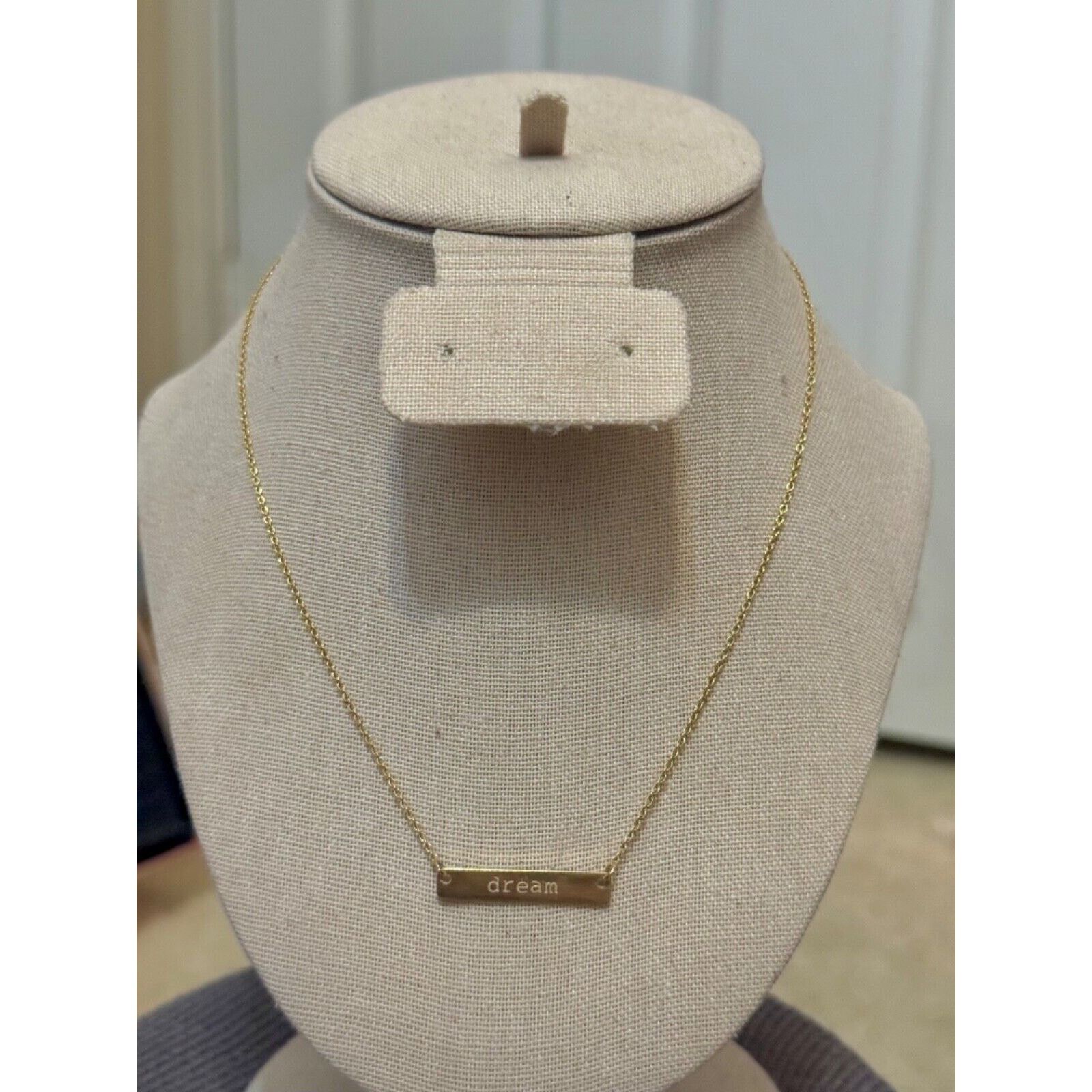 Other Jook and Nona 18k Gold Plated 18" Bar Necklace "Inspire" Size ONE SIZE - 4 Thumbnail
