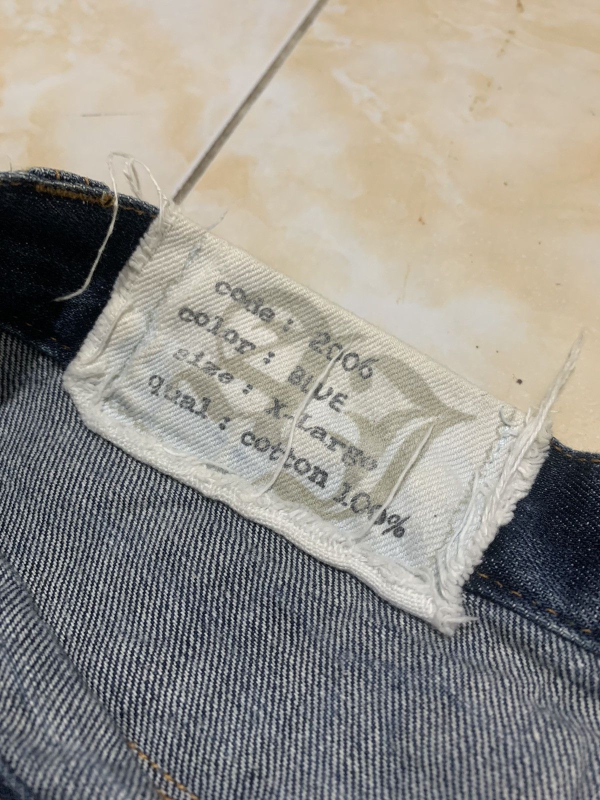 Japanese Brand Jorst pants double waist antfui jeans fading Size US 33 - 5 Thumbnail