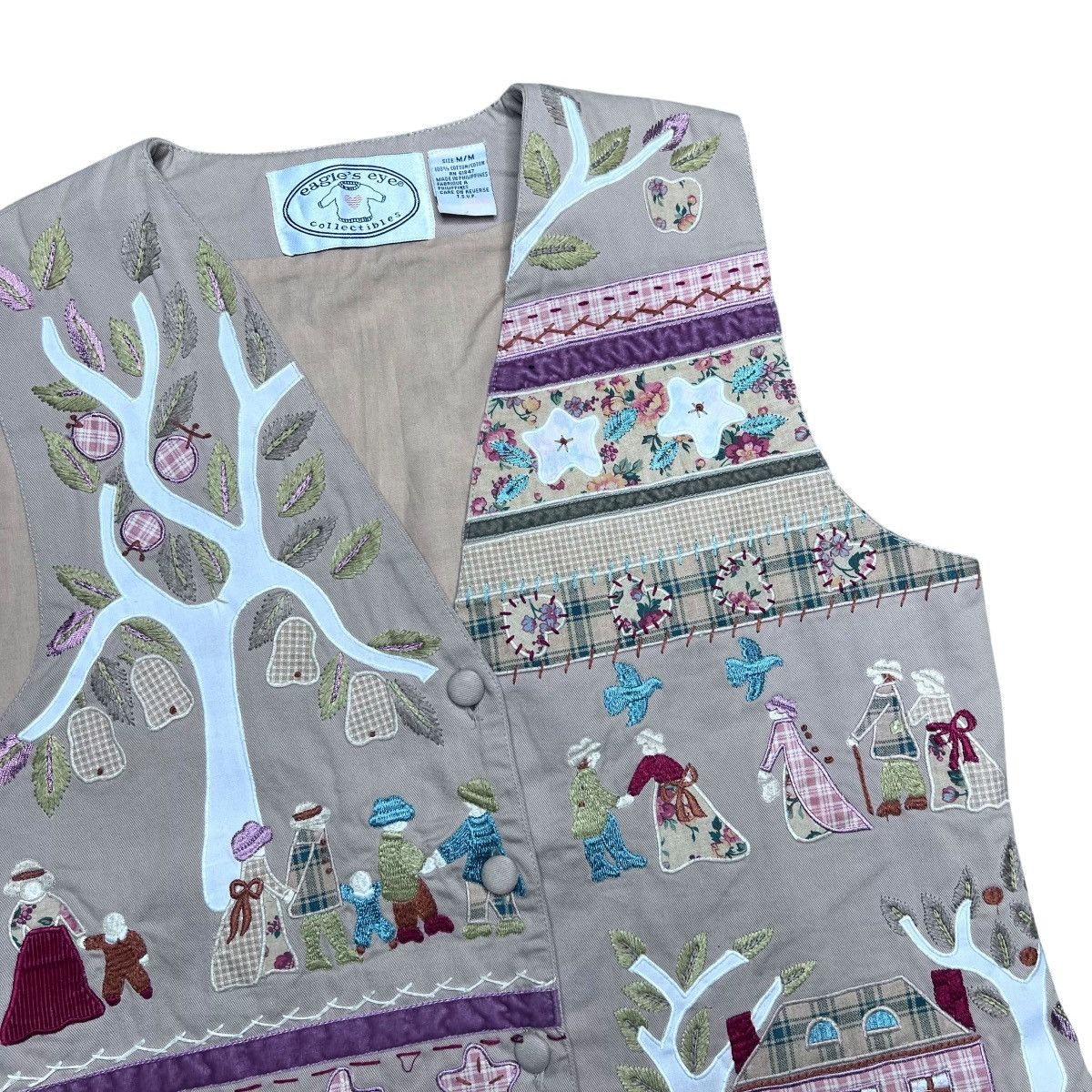 Other Eagle’s Eye Collectibles Fruit Tree Farm Embroidered Vest Size M / US 6-8 / IT 42-44 - 4 Thumbnail