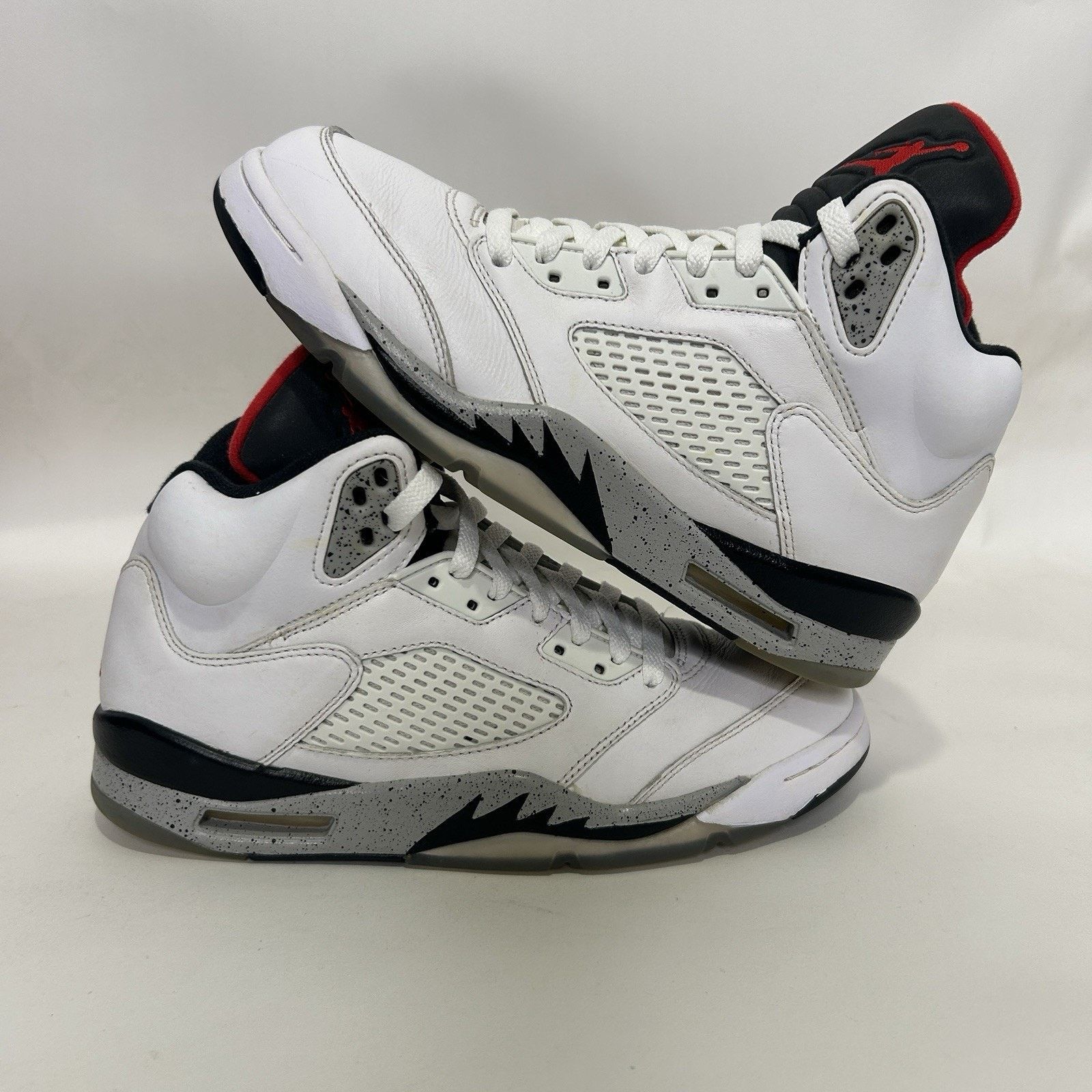 Jordan Brand Nike Air Jordan 5 Retro OG “White Cement” Size US 8 / EU 41 - 1 Thumbnail