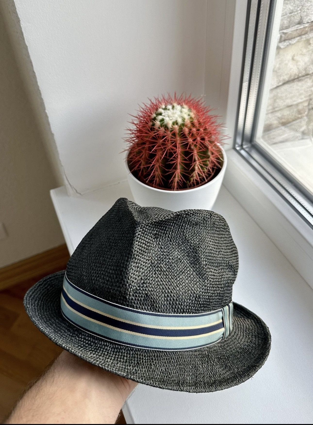 Bape Rare A Bathing Ape Y2K Straw Hat Size ONE SIZE - 5 Thumbnail