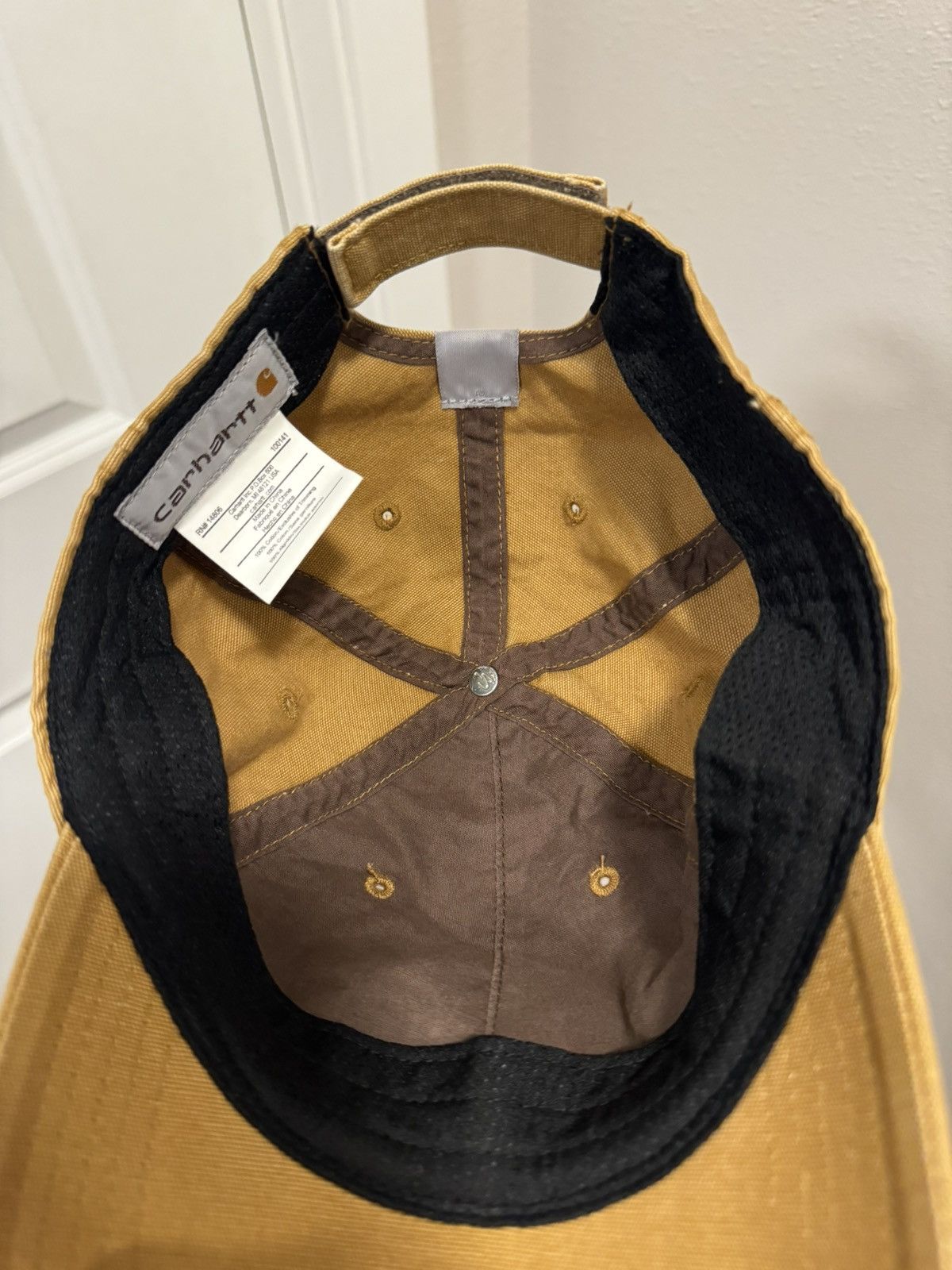 Carhartt × Carhartt Wip × Vintage Carhartt Embroidered Tan Hat Size ONE SIZE - 3 Thumbnail