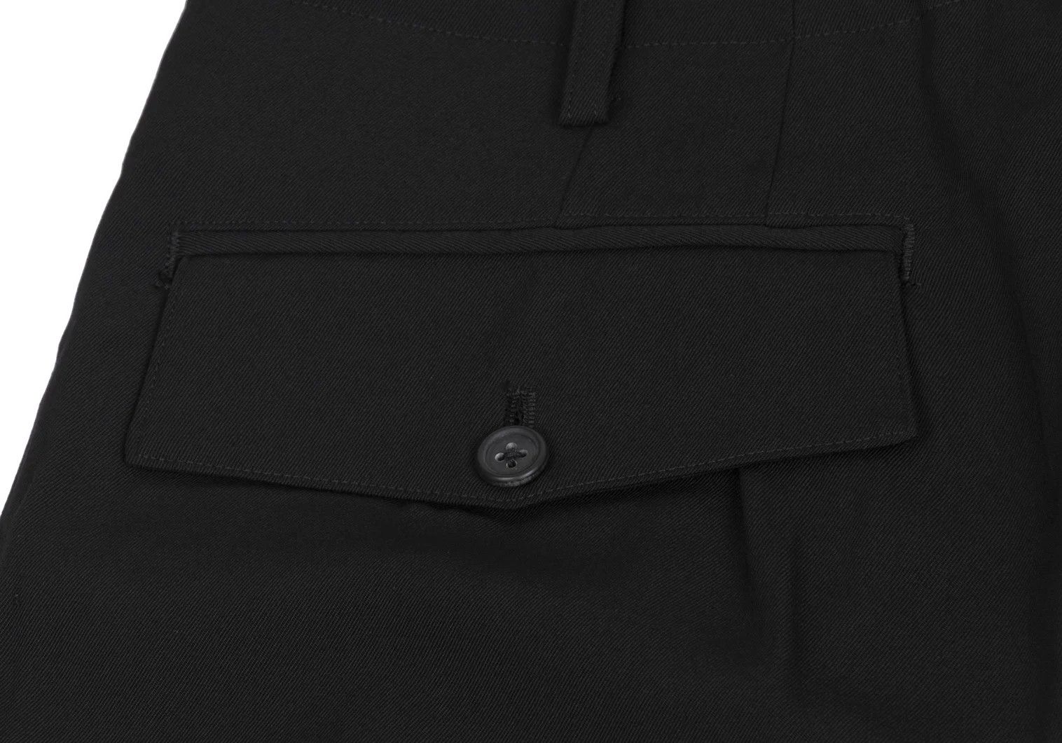 Yohji Yamamoto Yohji Yamamoto Wool Gabardine Pleated Pants Size US 36 / EU 52 - 13 Thumbnail
