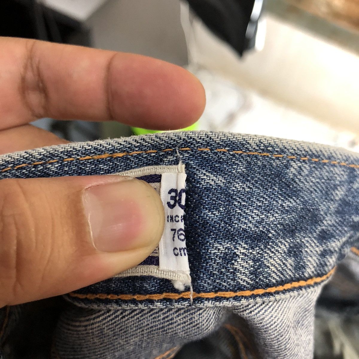 Edwin Edwin Blue vintage Denim jeans Pants #A2145 Size US 29 - 20 Thumbnail