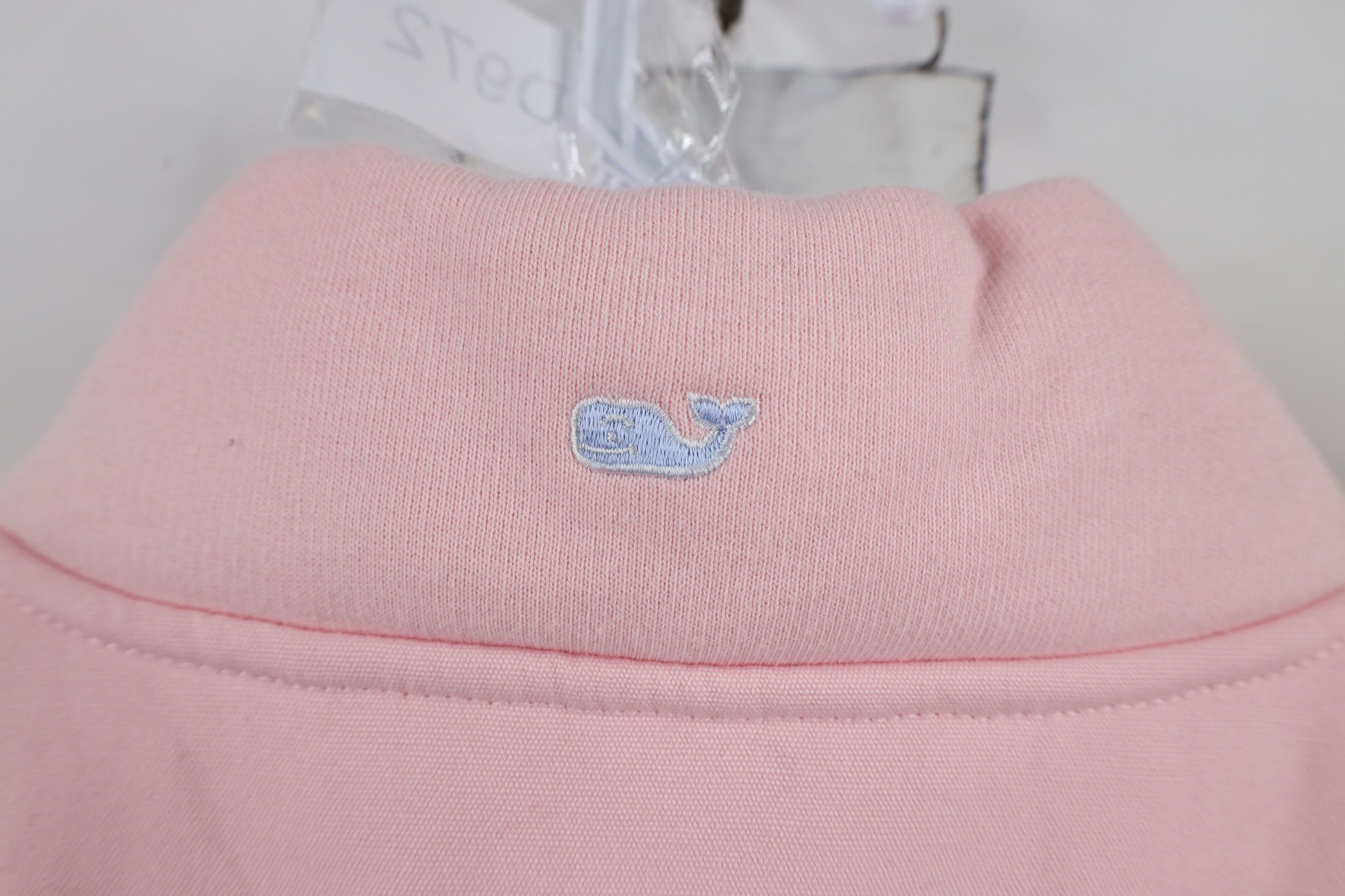 Vineyard Vines × Vintage Vineyard Vines Marthas Vineyard Half Zip Sweatshirt Pink Size XL / US 12-14 / IT 48-50 - 8 Thumbnail