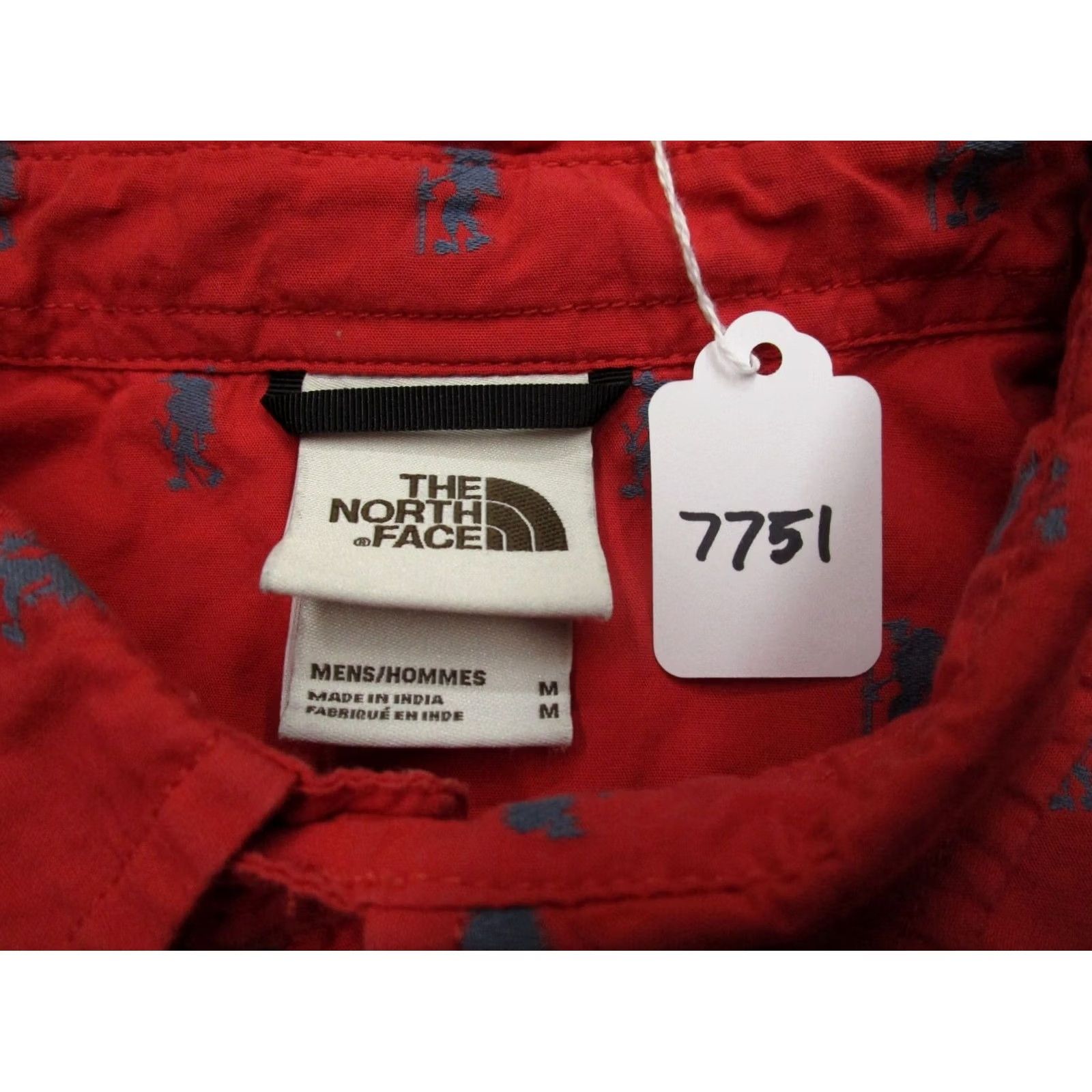 The North Face The North Face Shirt Men Medium Red Short Sleeve All Over Print AOP Collared Button-Up Size US M / EU 48-50 / 2 - 8 Thumbnail