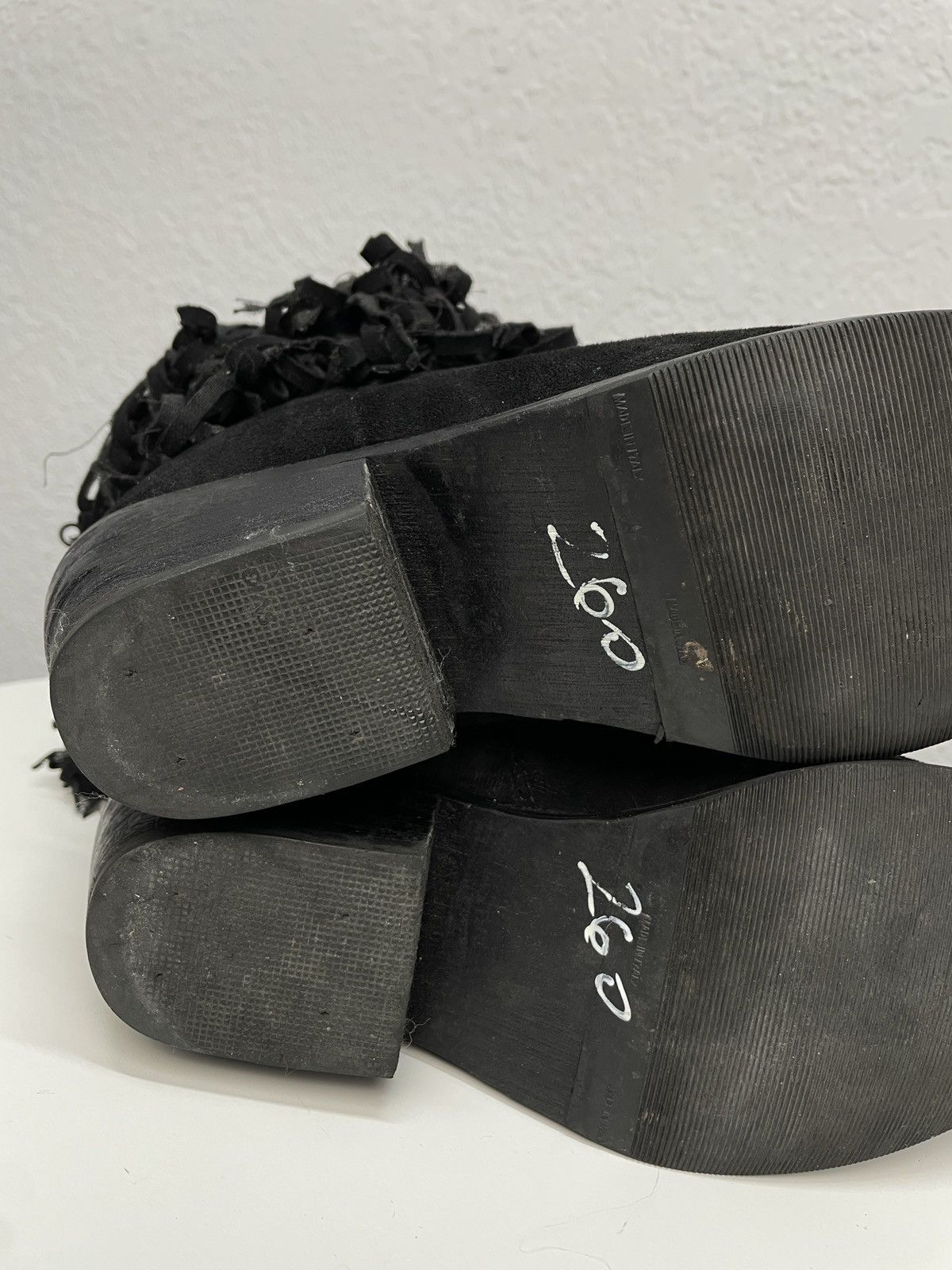If Six Was Nine Vintage Italian AS 98 Rick Owens Style Leather Suede Boots Size US 8 / IT 38 - 11 Thumbnail