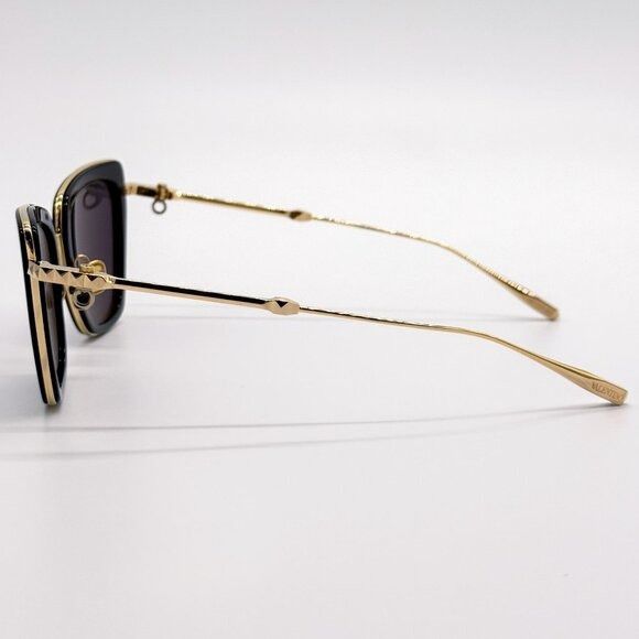Valentino NEW VALENTINO SUNGLASSES VLS-165A BLACK/GOLD WOMEN EYEWEAR Size ONE SIZE - 7 Thumbnail