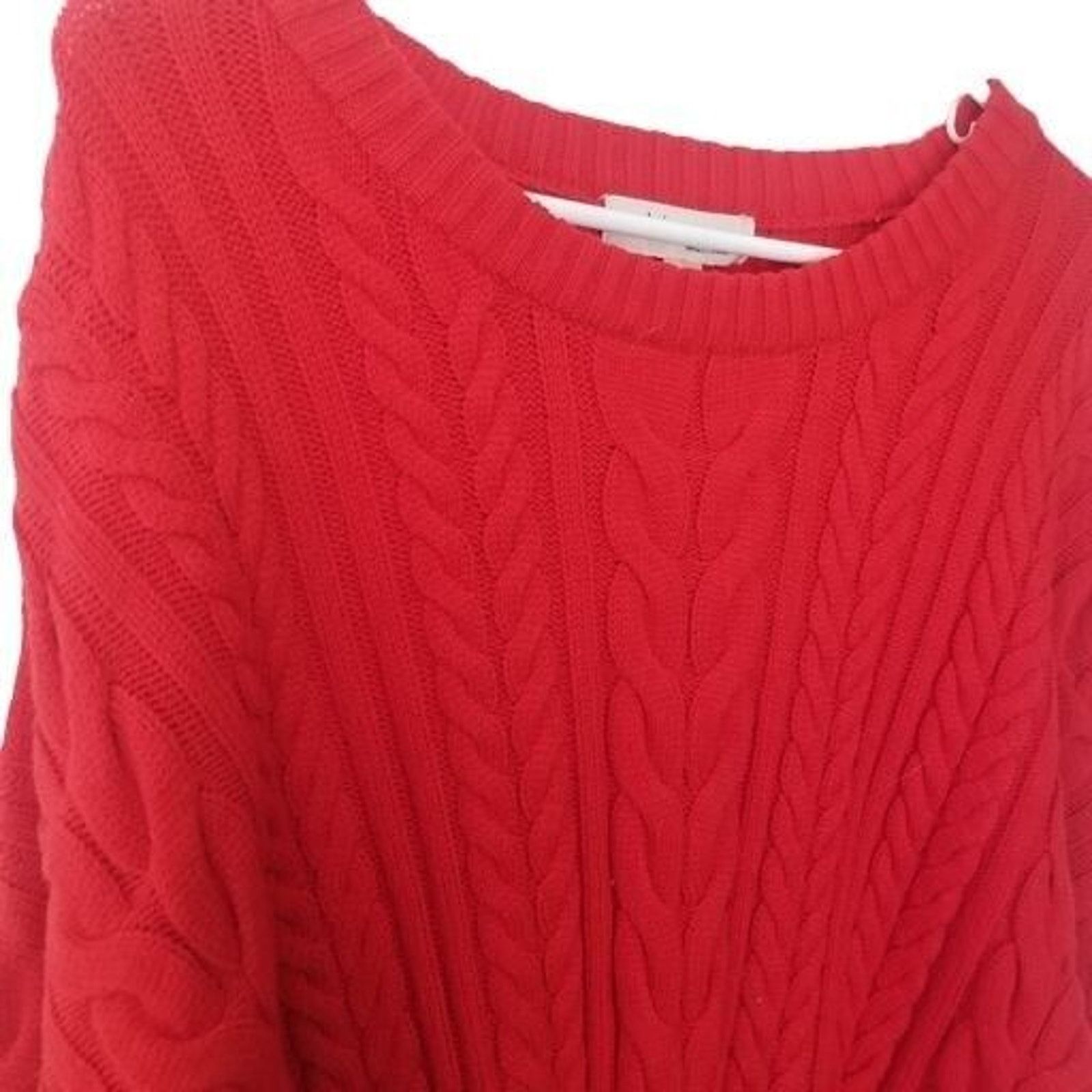 Phipps Philosophy Womens Cable Knit Fisherman Sweater XL Cabincore Size XL / US 12-14 / IT 48-50 - 5 Thumbnail