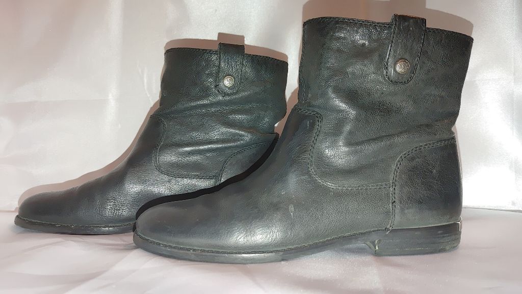 The Unbranded Brand Arturo Chaing Leather Moto Boots Size 8 Size US 8 / IT 38 - 3 Thumbnail