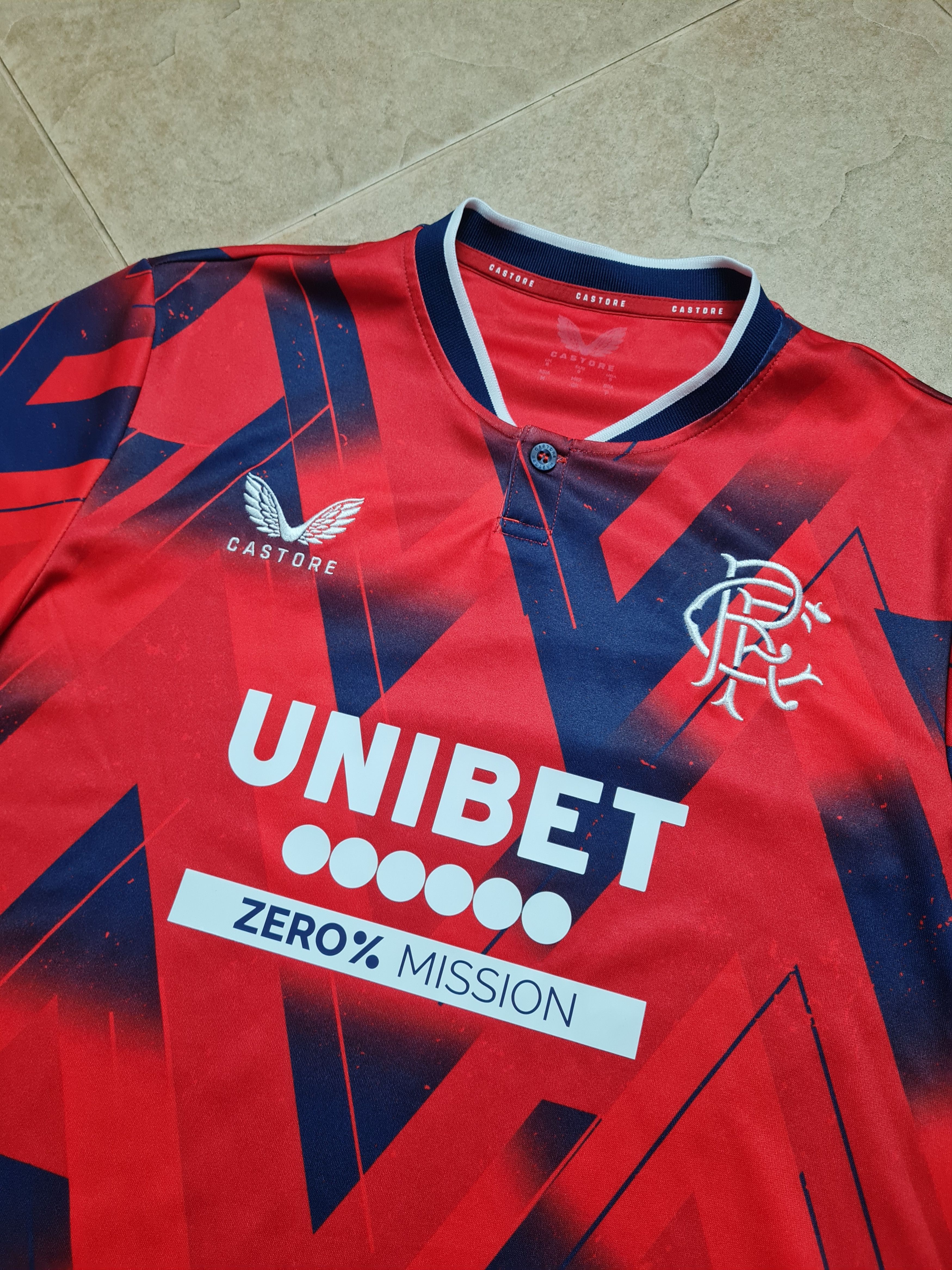 Castore Castore Glasgow Rangers Men's Fourth Shirt 2023/2024 Size US S / EU 44-46 / 1 - 9 Thumbnail
