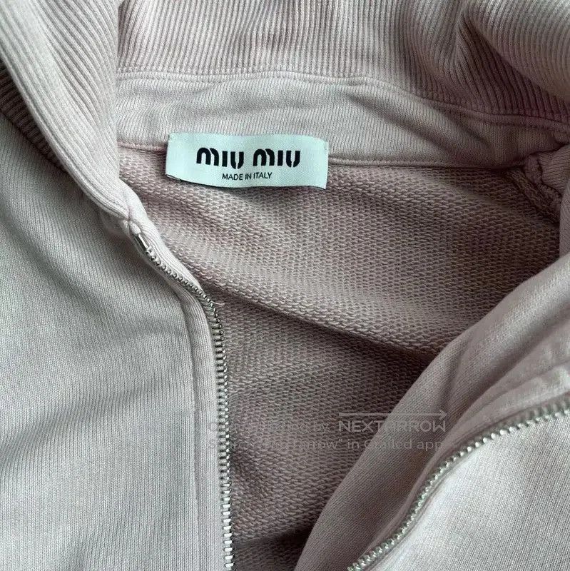 Miu Miu Miu Miu Women's Cotton Pullover in Blush Pink . Size XS / US 0-2 / IT 36-38 - 3 Thumbnail