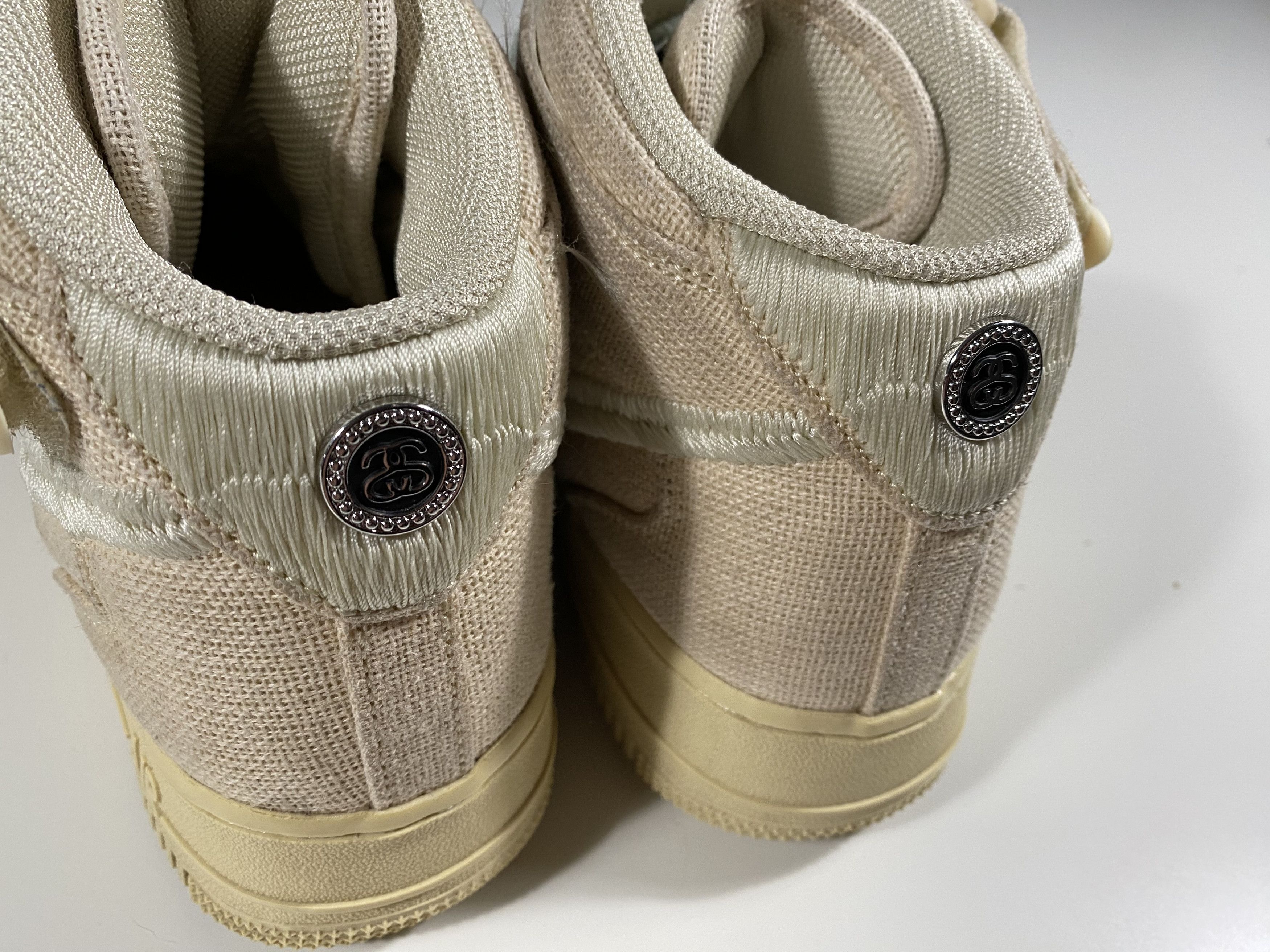 Nike × Stussy Stussy x Air Force 1 Mid 'Fossil' Size US 9.5 / EU 42-43 - 4 Thumbnail