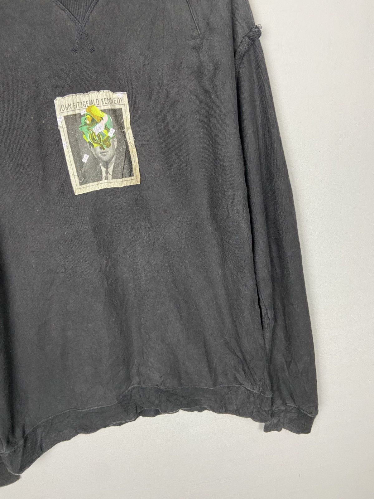 Japanese Brand NAME JOHN F KENNEDY PHOTOPRINT SWEATSHIRT RARE Size US L / EU 52-54 / 3 - 4 Thumbnail