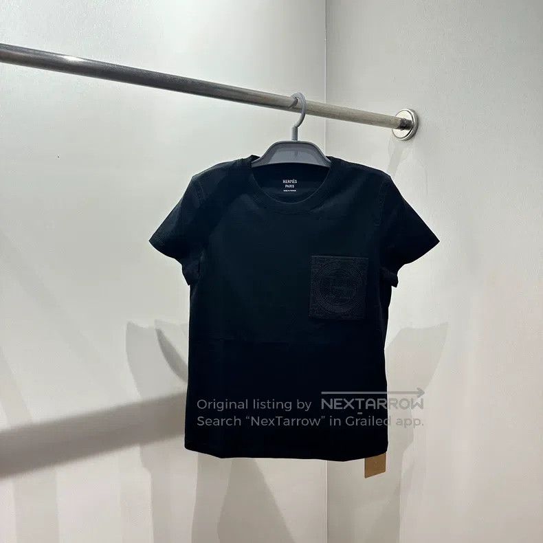 Hermes Hermes Round neck short sleeve Size XXS / US 00 / IT 34 - 1 Thumbnail
