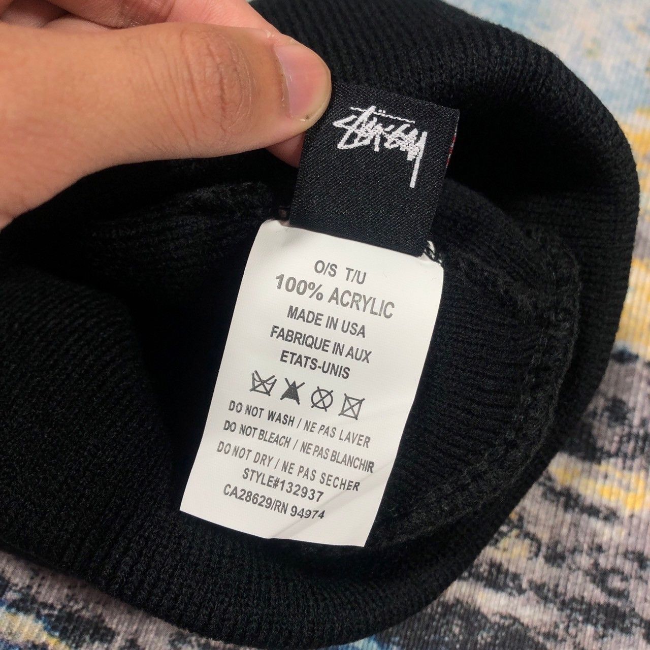 Stussy × Vintage Stussy FA19 SS-LINK Cuff Beanie Size ONE SIZE - 6 Thumbnail