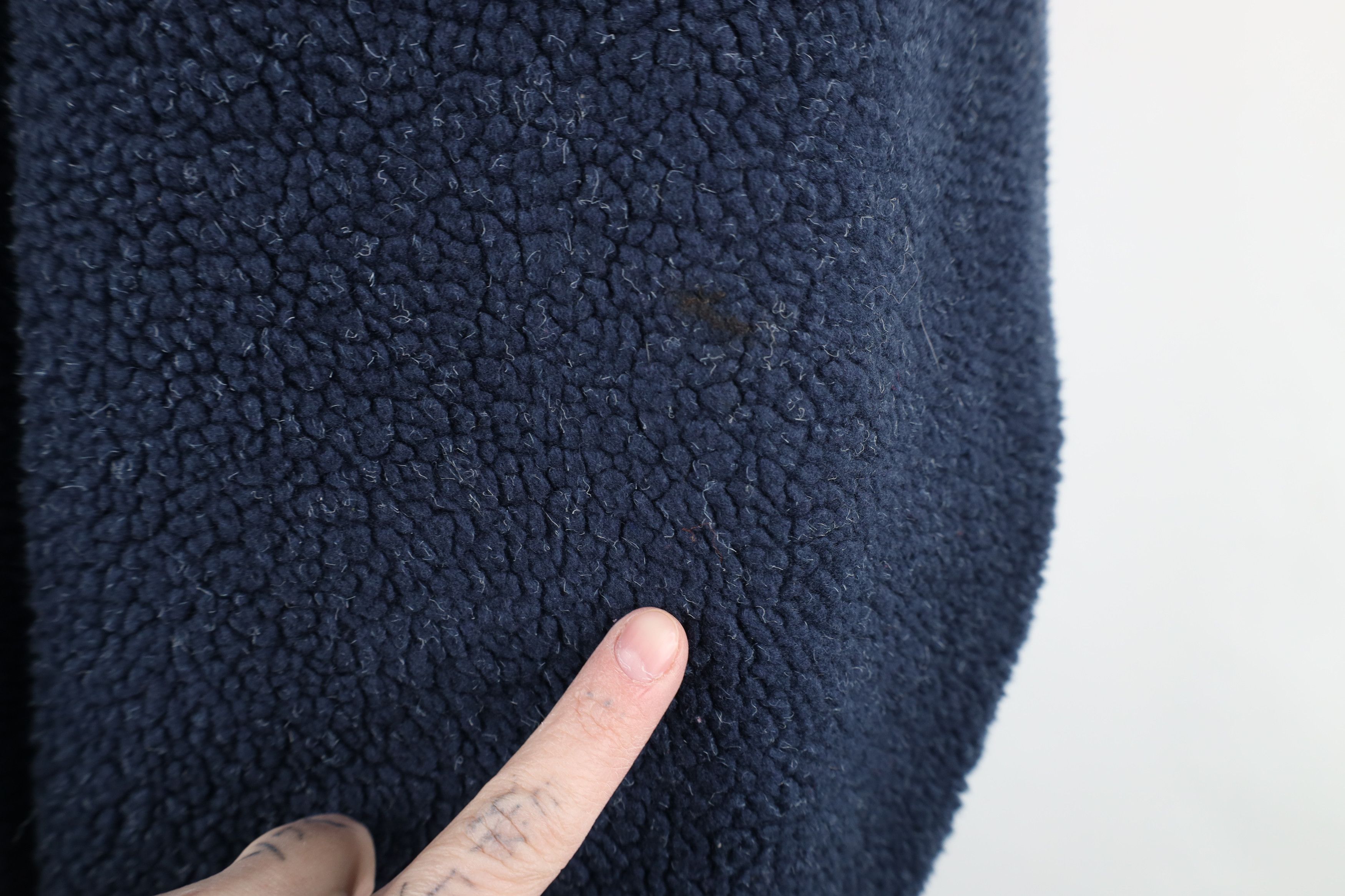 Vintage Vintage 90s Streetwear Deep Pile Fleece Half Zip Sweater Size US XXL / EU 58 / 5 - 4 Thumbnail