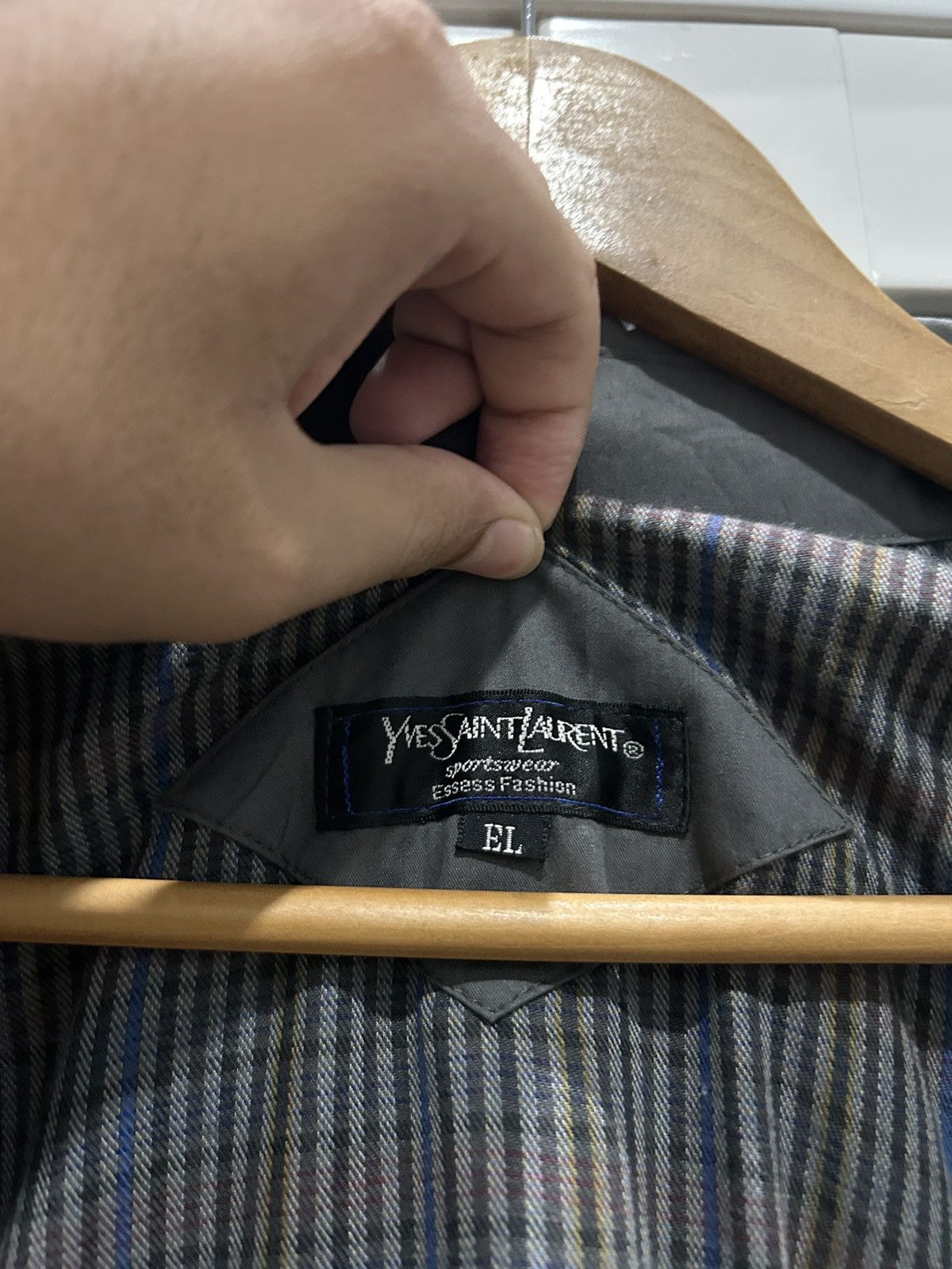 Yves Saint Laurent Vintage Yves Saint Laurent Logo Jacket Size US M / EU 48-50 / 2 - 12 Thumbnail