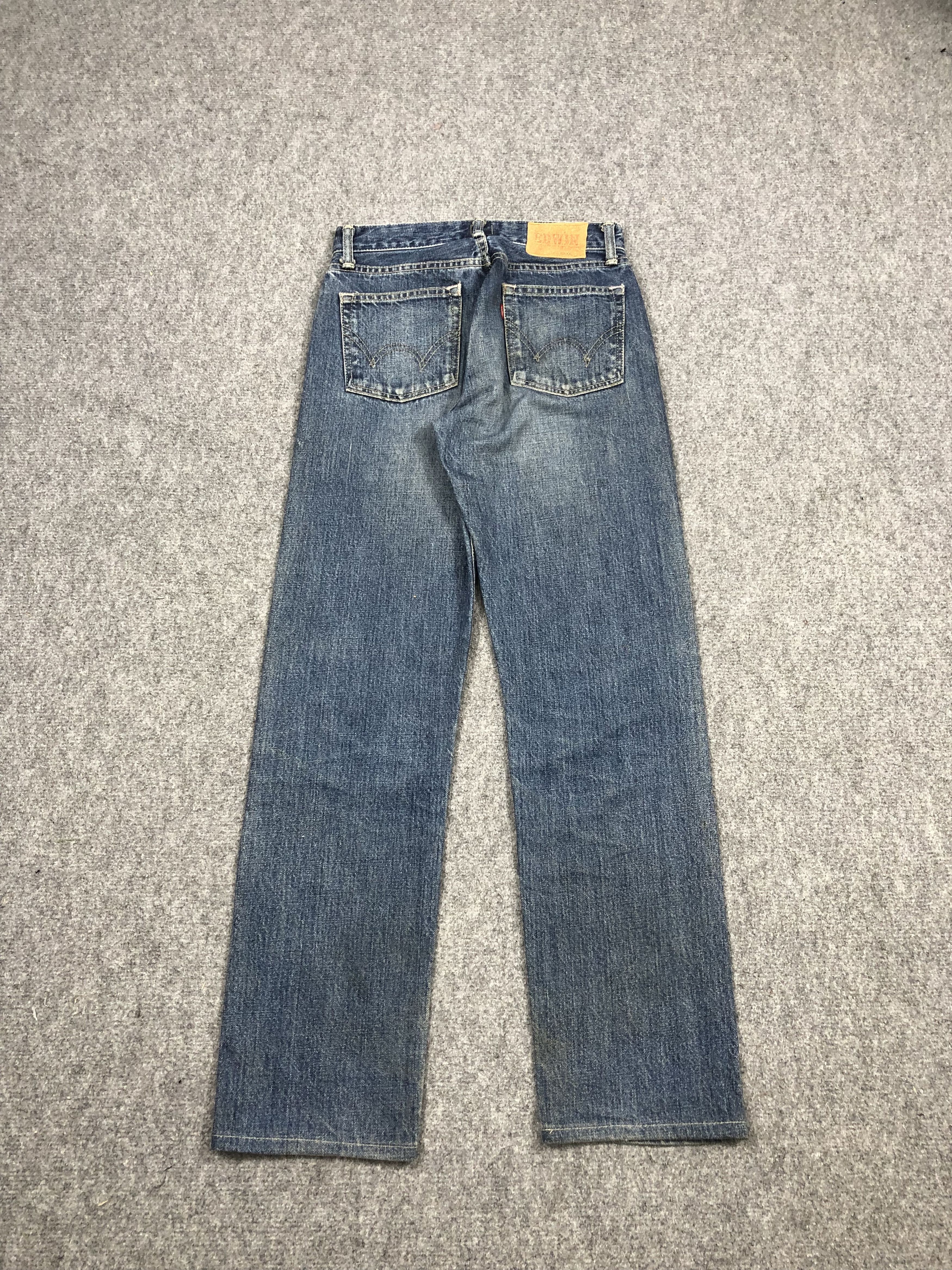 Edwin Vintage Edwin Selvedge Faded Blue Jeans DPP0006 Size US 26 / EU 42 - 2 Thumbnail