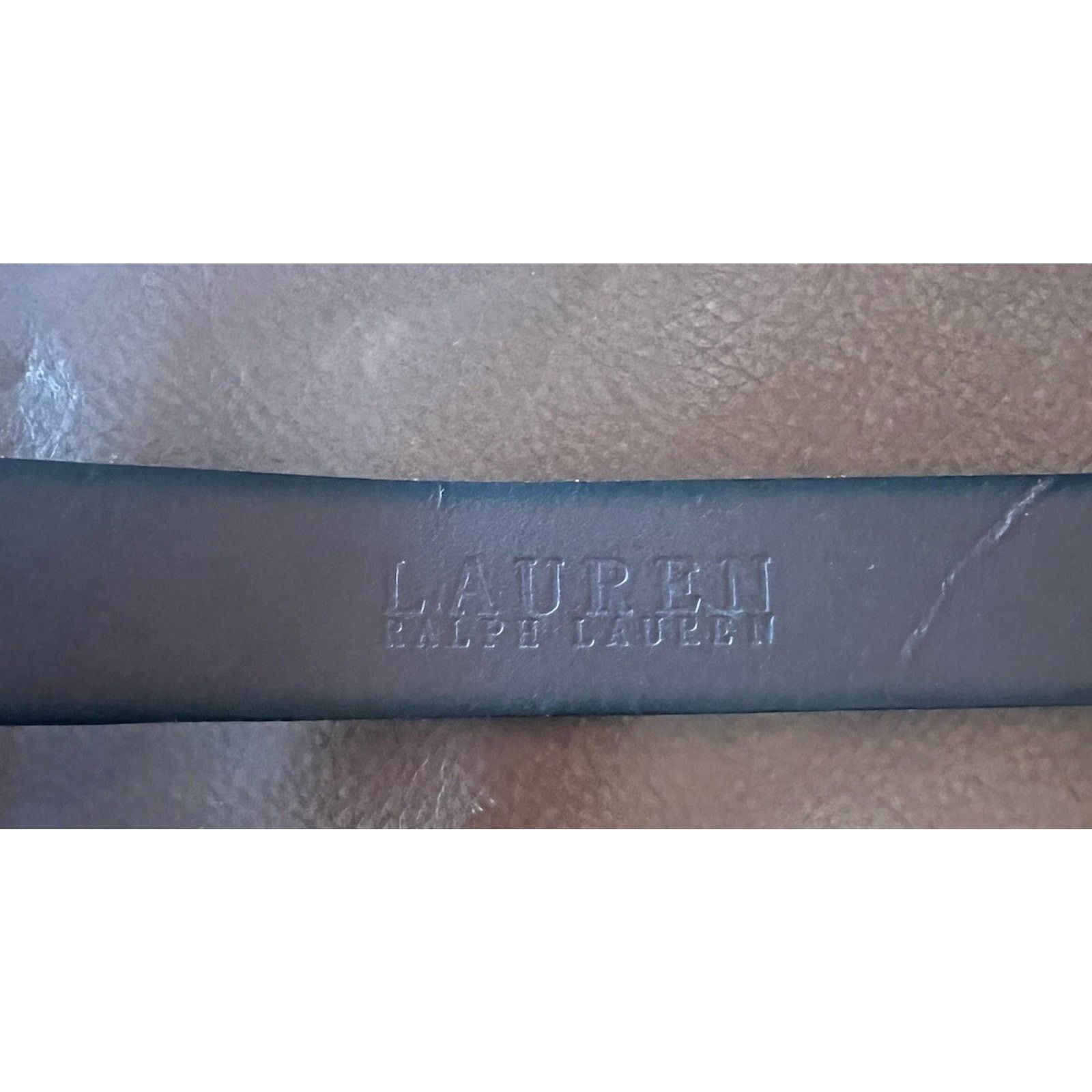 Ralph Lauren Brown Leather Horsebit Gold Hook Belt L/XL ralph lauren equestrian belt products for sale | eBay main image 3