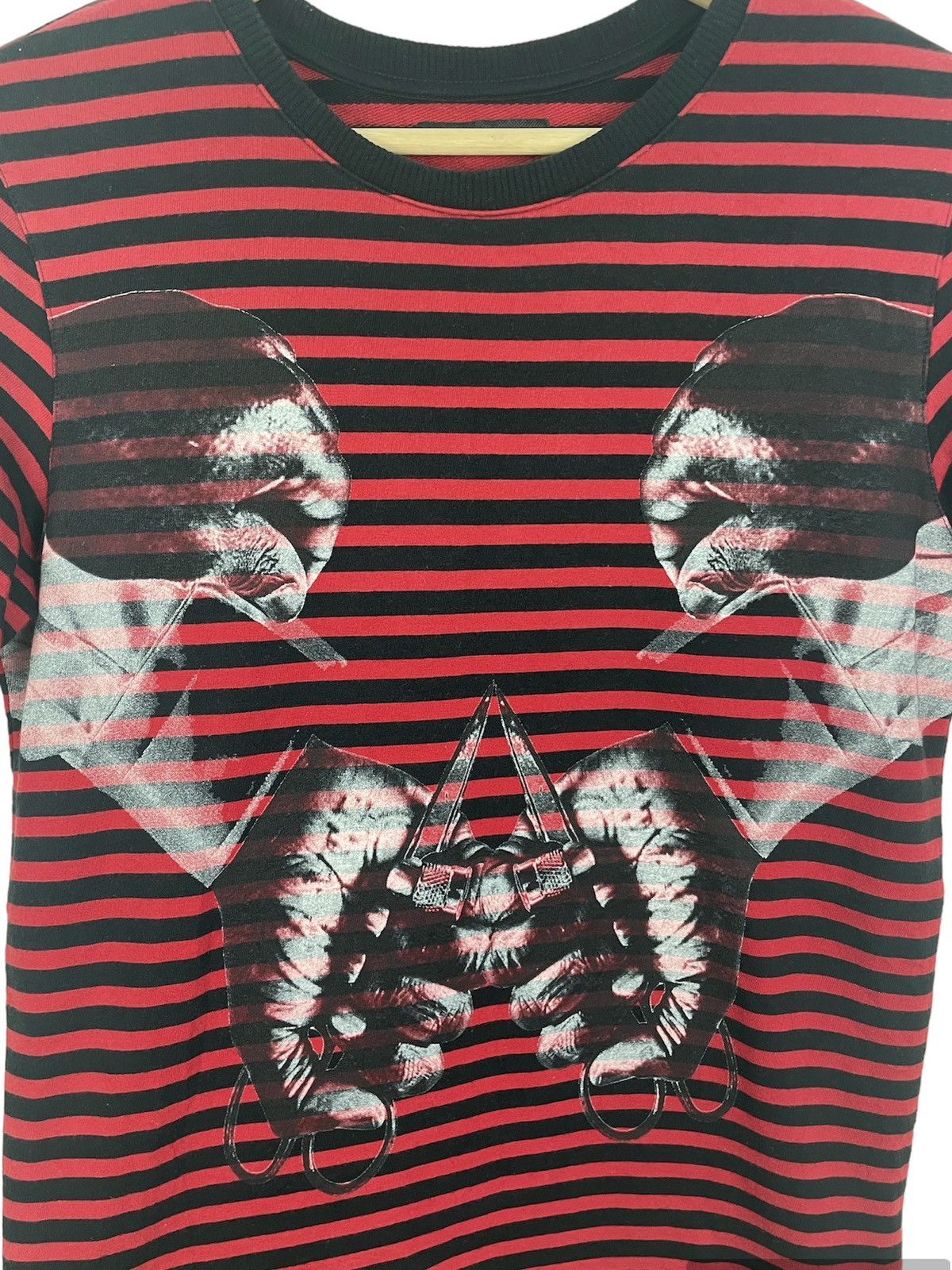 Art Comes First × Designer Avec Ces Freres x Art Comes First | Striped Punk Tee S Size US S / EU 44-46 / 1 - 9 Thumbnail