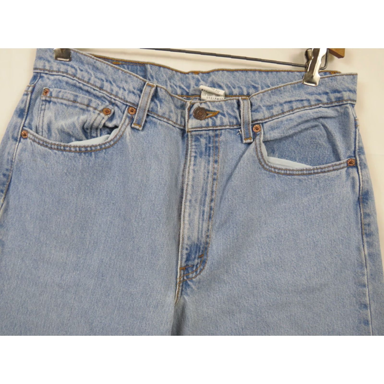 Levi's VINTAGE Levis 550 Relaxed Fit Jeans 34X30 USA Made 1997 stonewashed Size US 34 / EU 50 - 4 Thumbnail