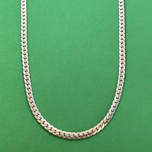 Designer × Jewelry Titanium Steel Link Chain Necklace for Men Women Size ONE SIZE - 1 Thumbnail