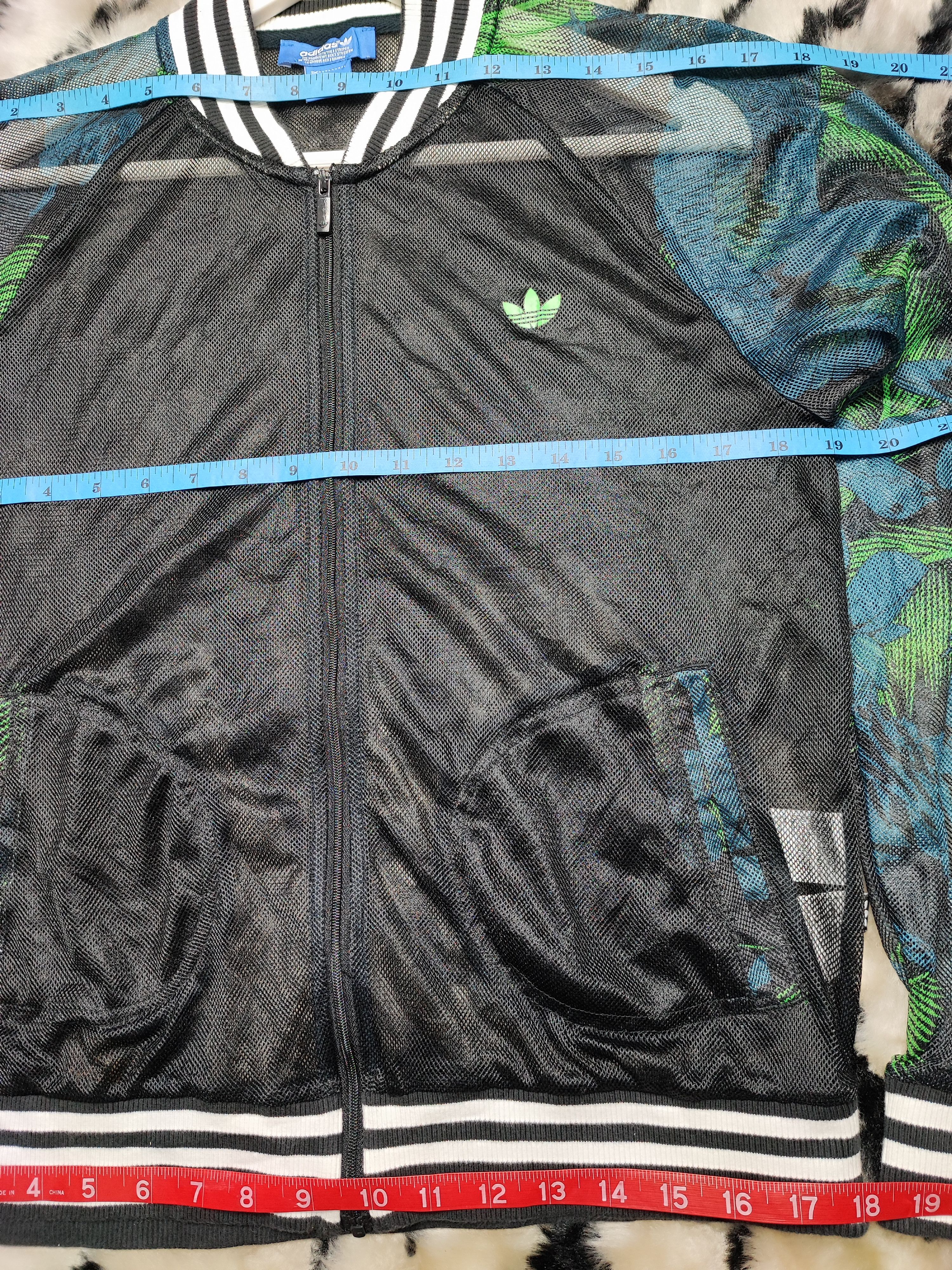 Adidas × Japanese Brand Adidas Floral Transparent Varsity Size US S / EU 44-46 / 1 - 5 Thumbnail